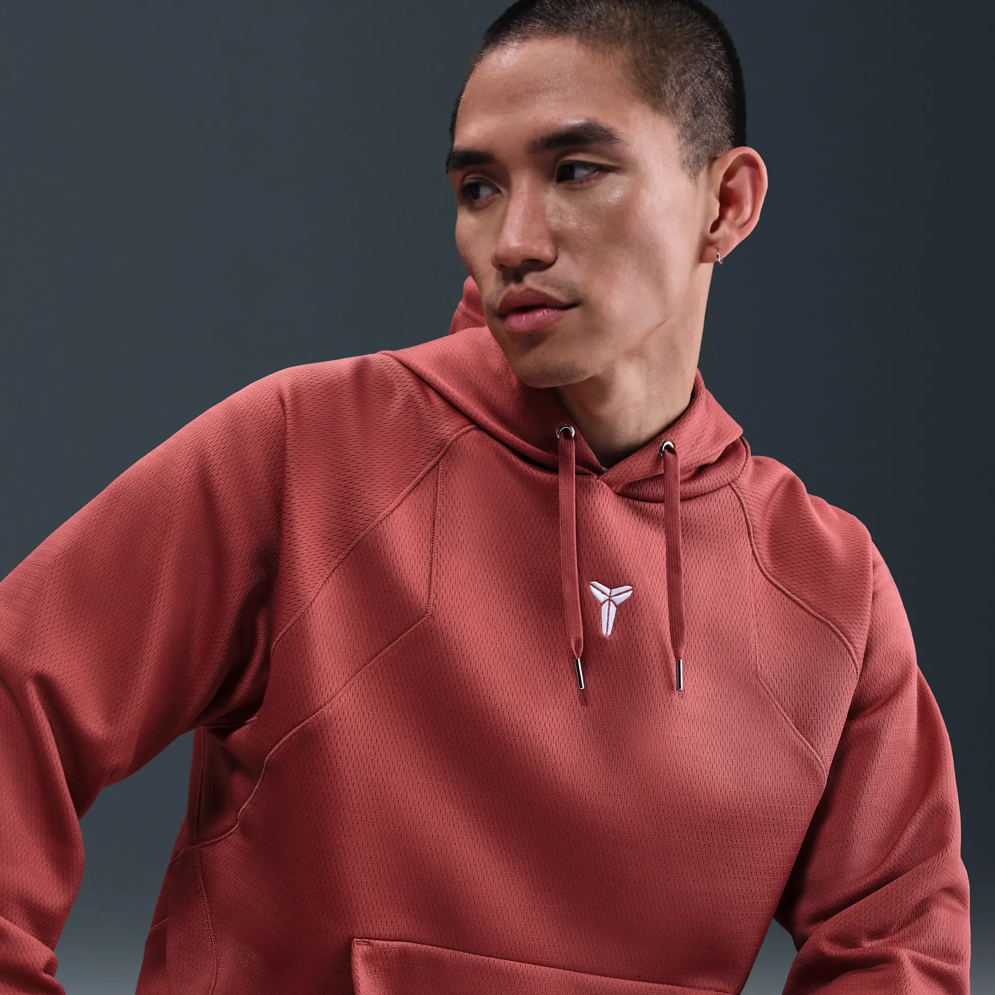 Nike Kobe Therma-FIT Pullover Hoodie - Red - Polyester