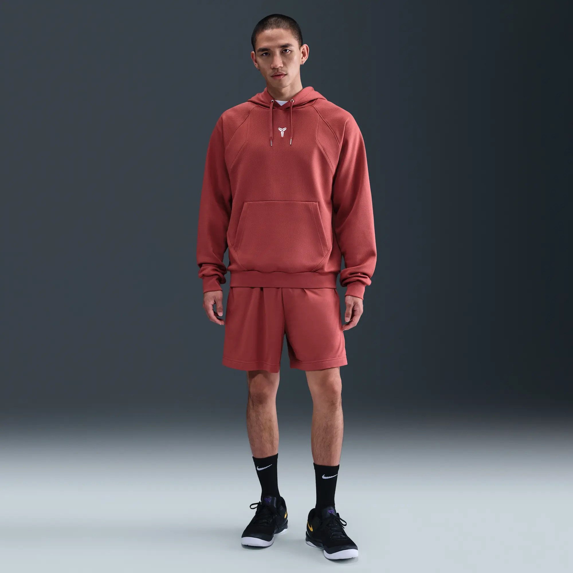 Nike Kobe Therma-FIT Pullover Hoodie - Red - Polyester