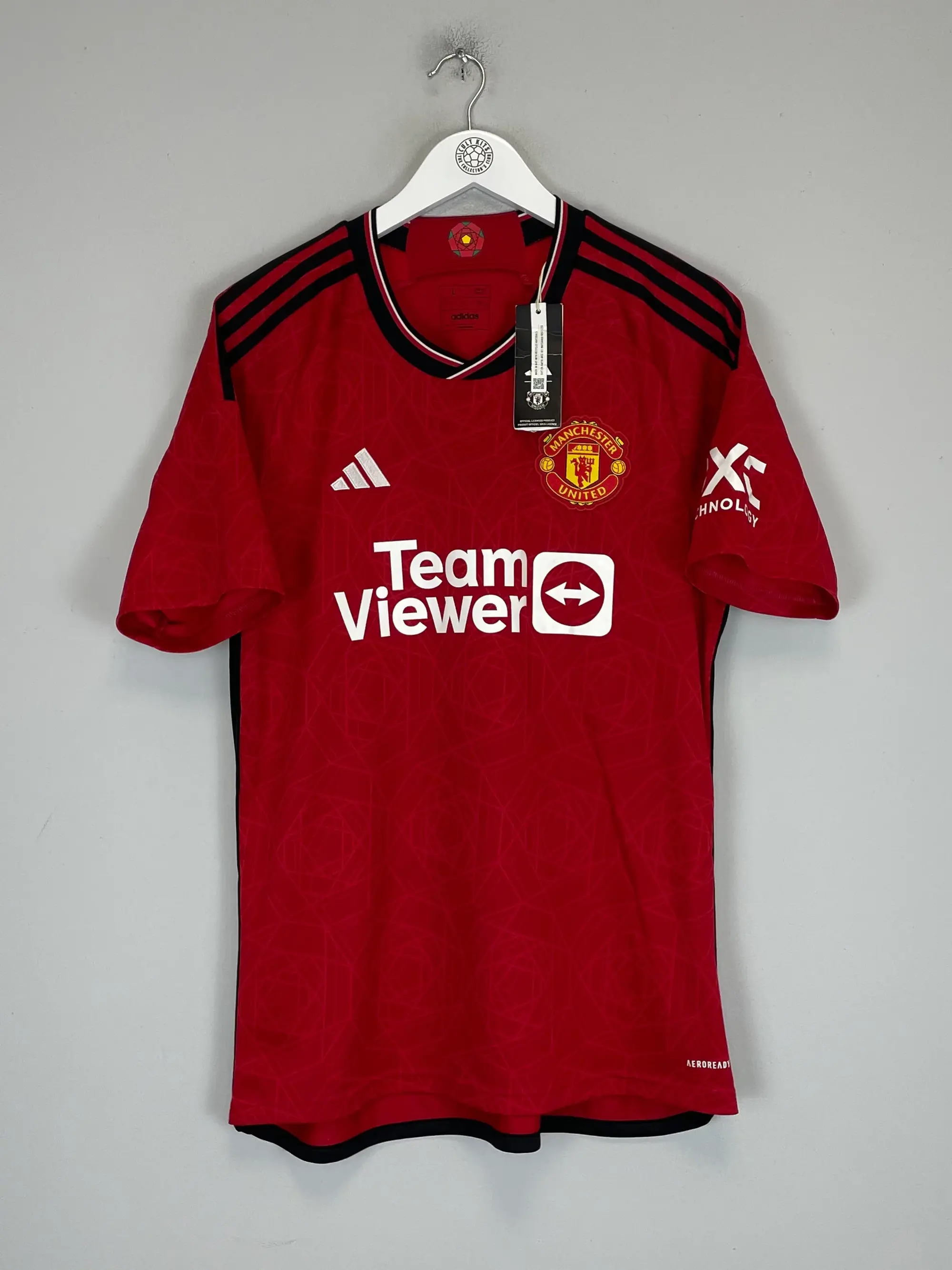 2023/24 MANCHESTER UNITED GARNACHO #17 *BNWT* HOME SHIRT (L) ADIDAS | Cult Kits