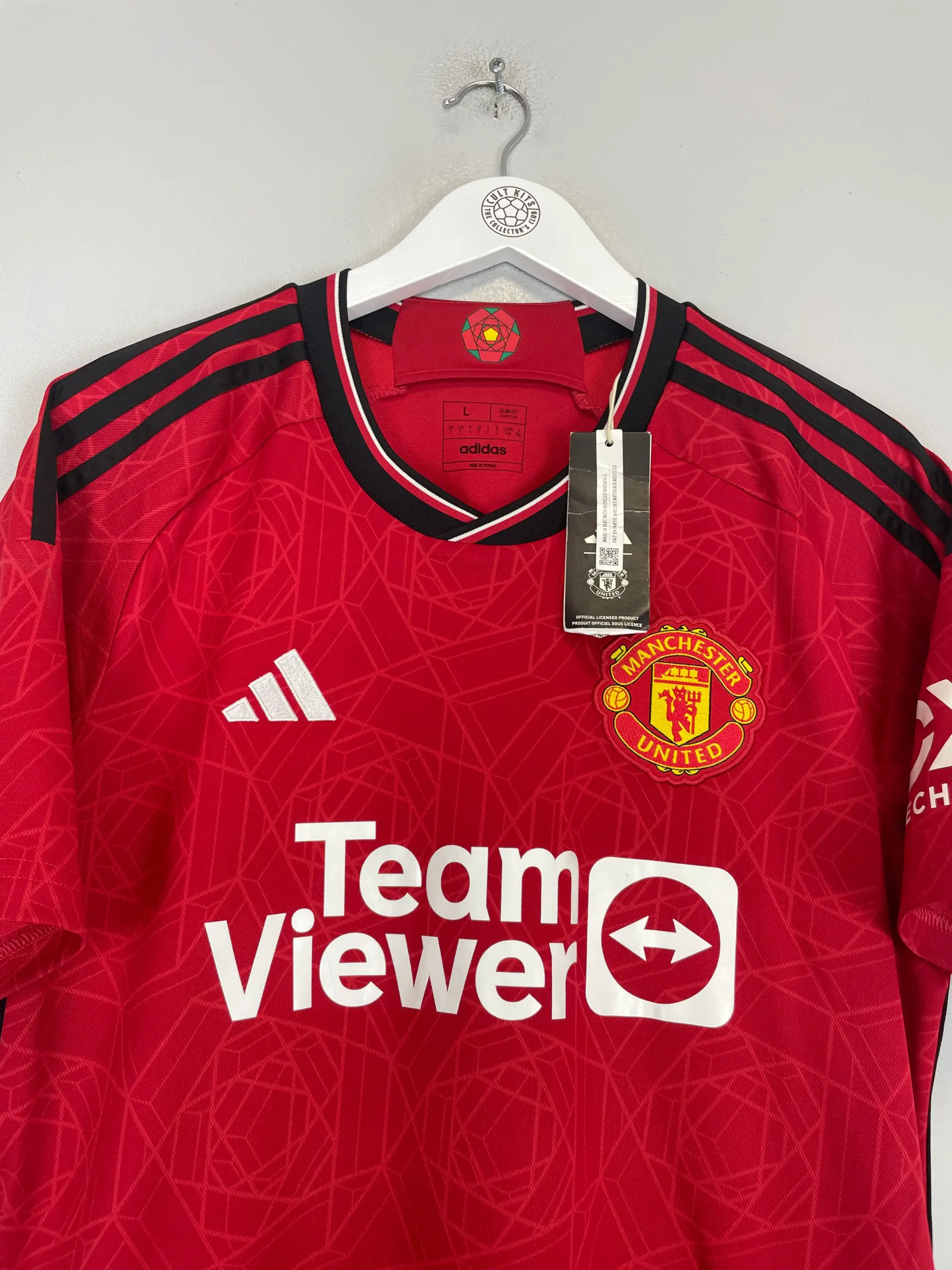 2023/24 MANCHESTER UNITED GARNACHO #17 *BNWT* HOME SHIRT (L) ADIDAS | Cult Kits