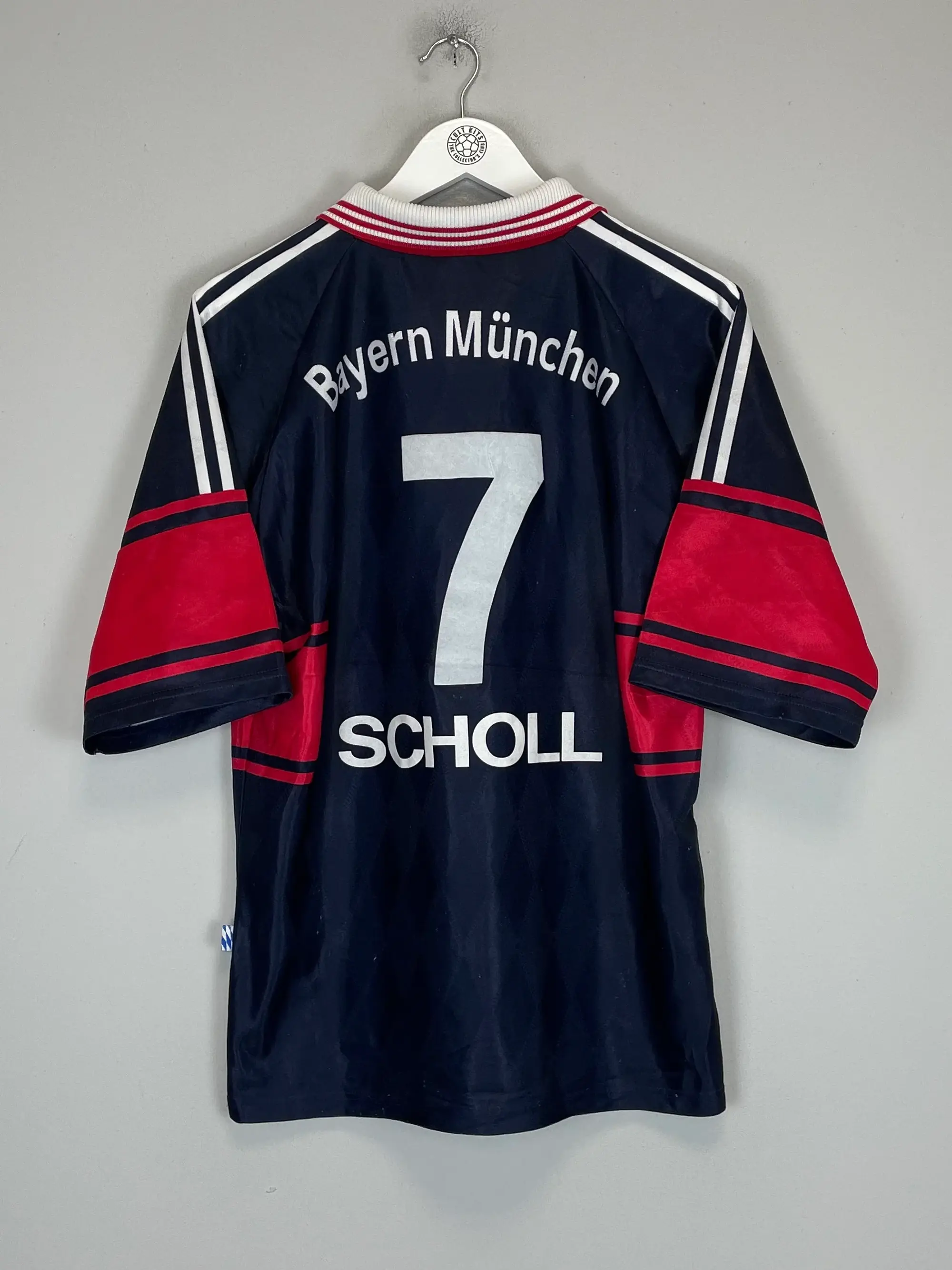 1997/99 BAYERN MUNICH SCHOLL #7 HOME SHIRT (M) ADIDAS | Cult Kits