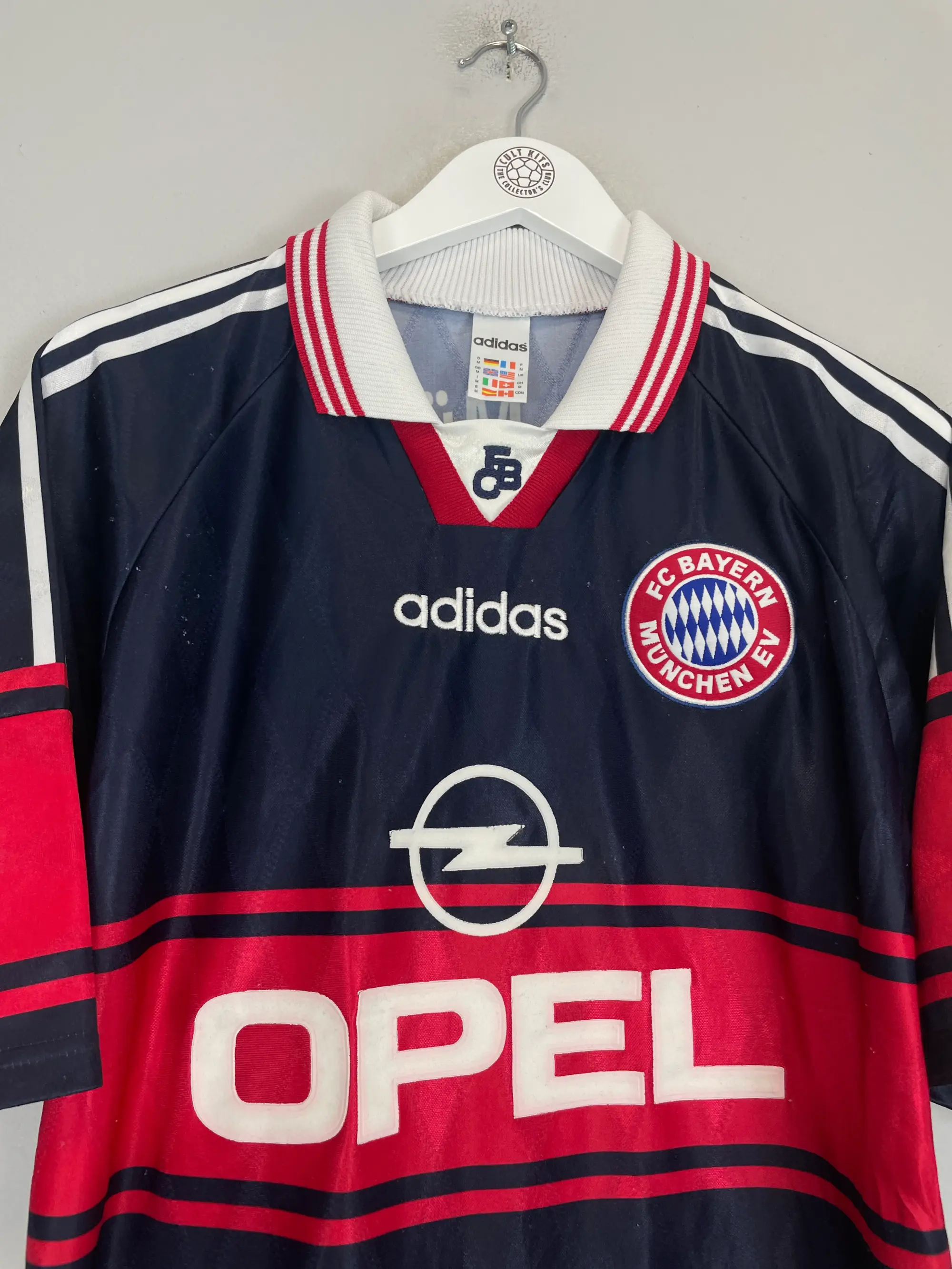 1997/99 BAYERN MUNICH SCHOLL #7 HOME SHIRT (M) ADIDAS | Cult Kits