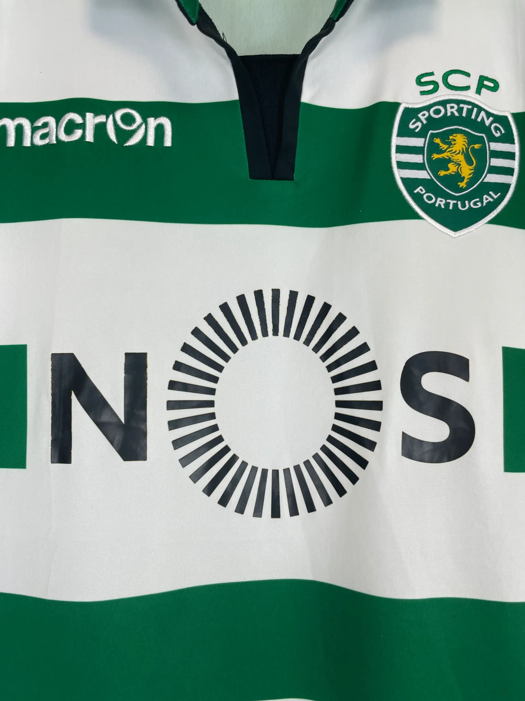 2016/17 SPORTING LISBON #7 HOME SHIRT (M) MACRON | Cult Kits