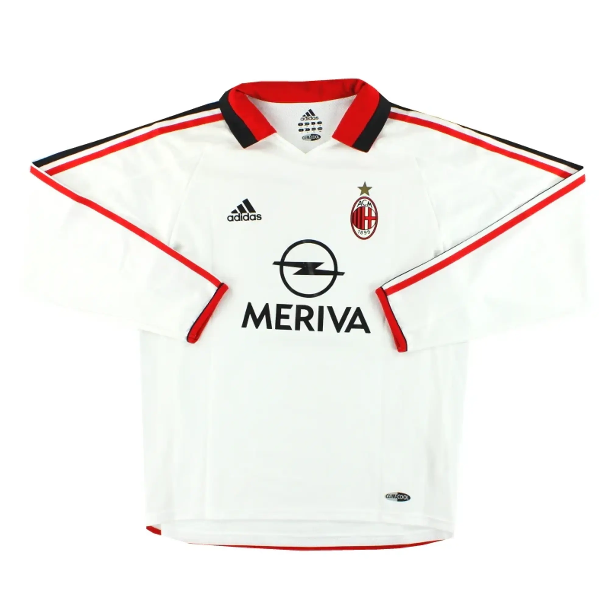 2003-04 AC Milan adidas Player Issue Away Shirt #3 L/S *As New* M - AC Milan / As New / Medium