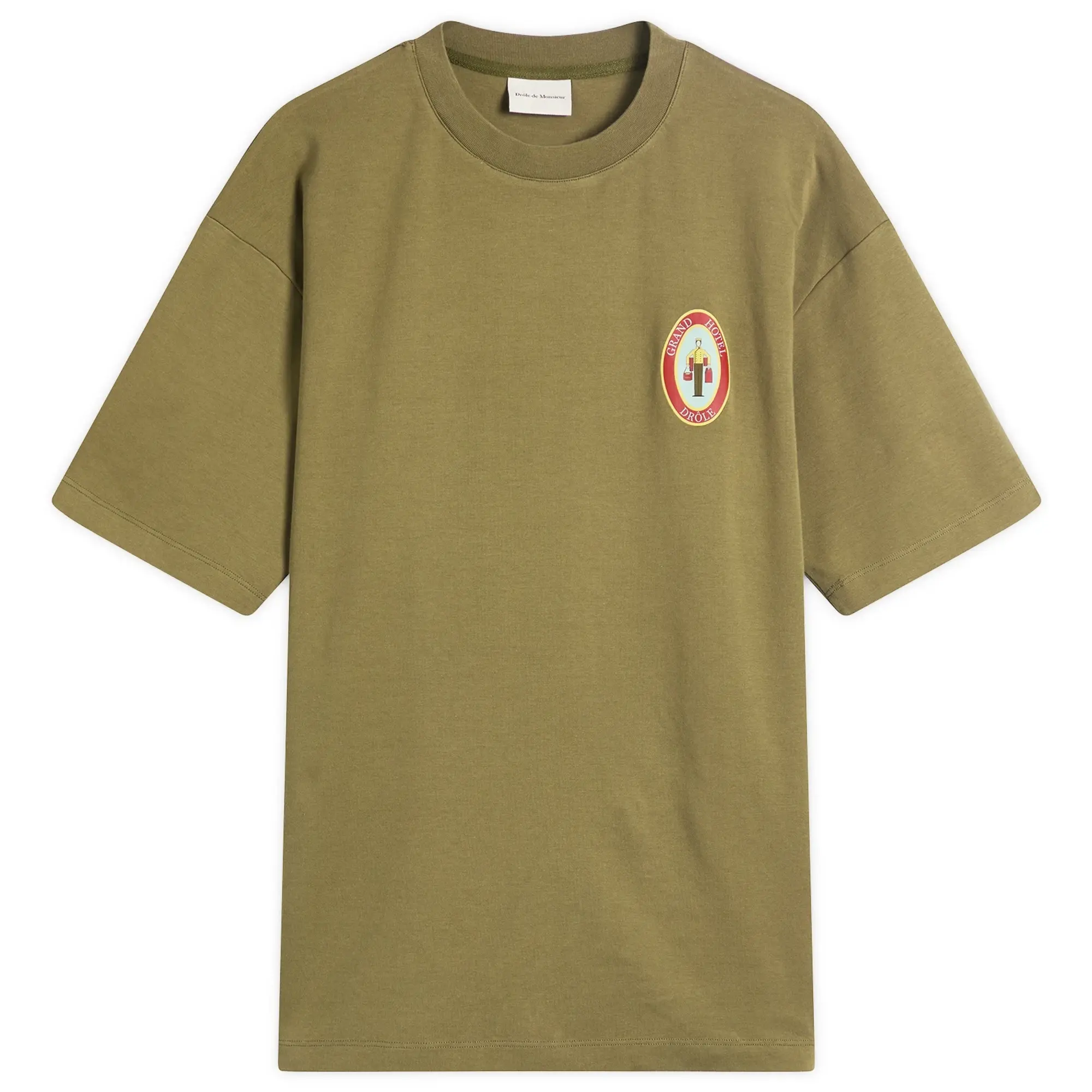 Drôle de Monsieur Men's Groom T-Shirt Light Khaki