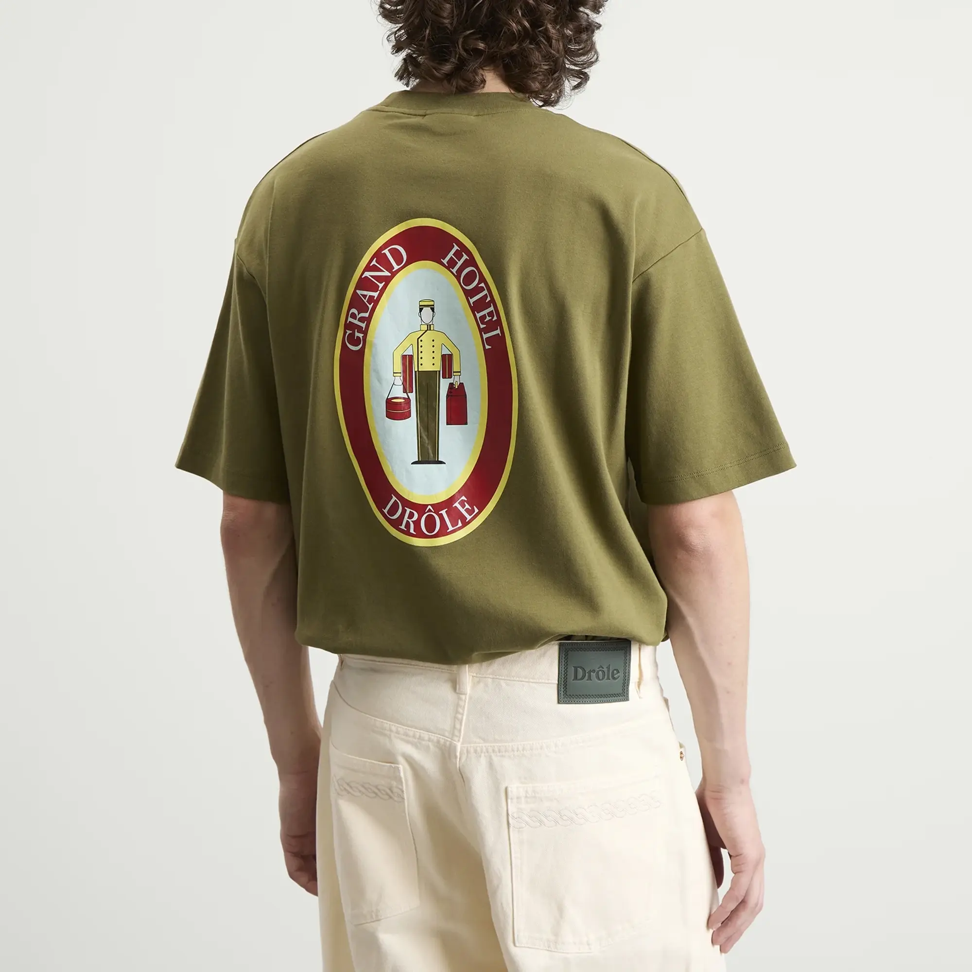 Drôle de Monsieur Men's Groom T-Shirt Light Khaki