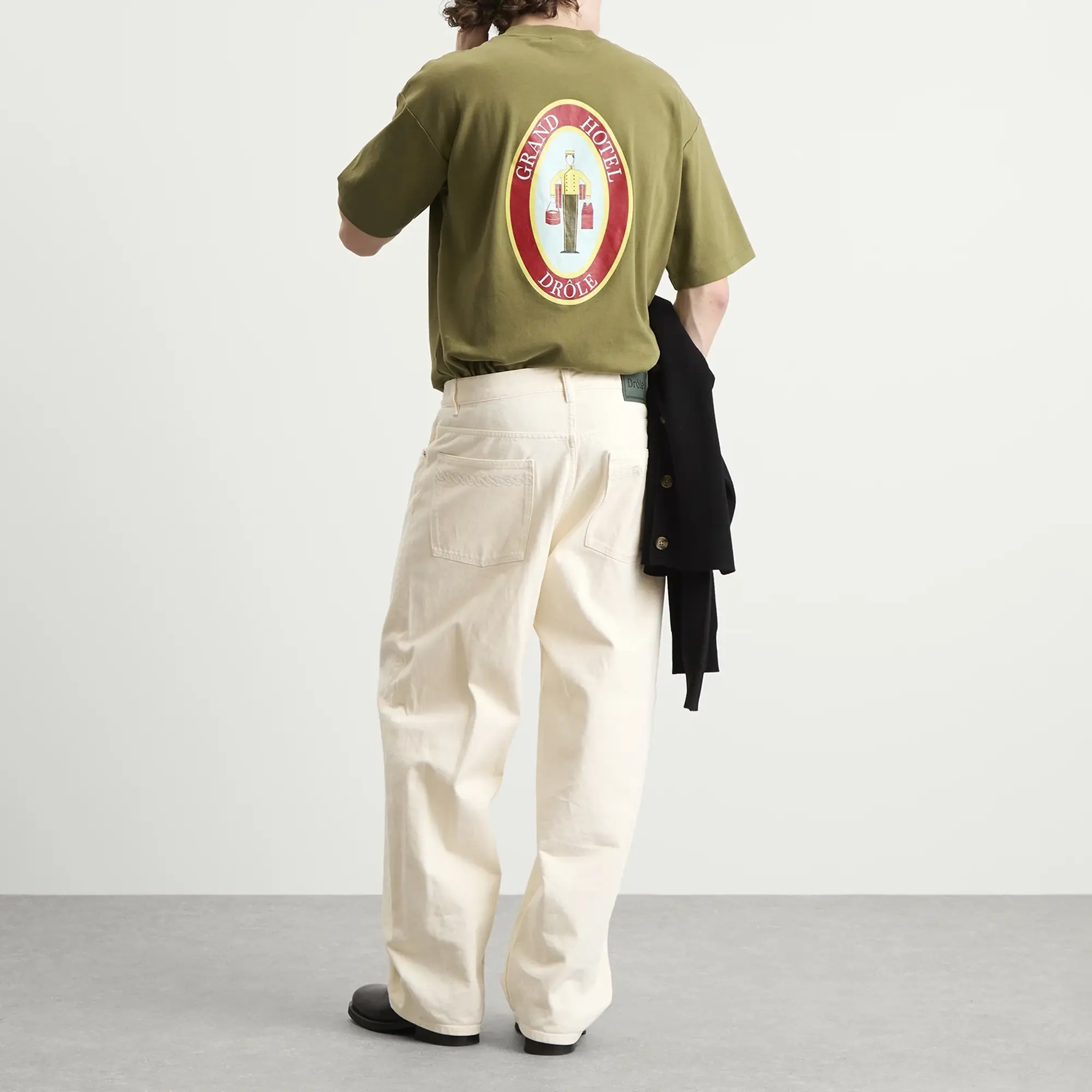Drôle de Monsieur Men's Groom T-Shirt Light Khaki