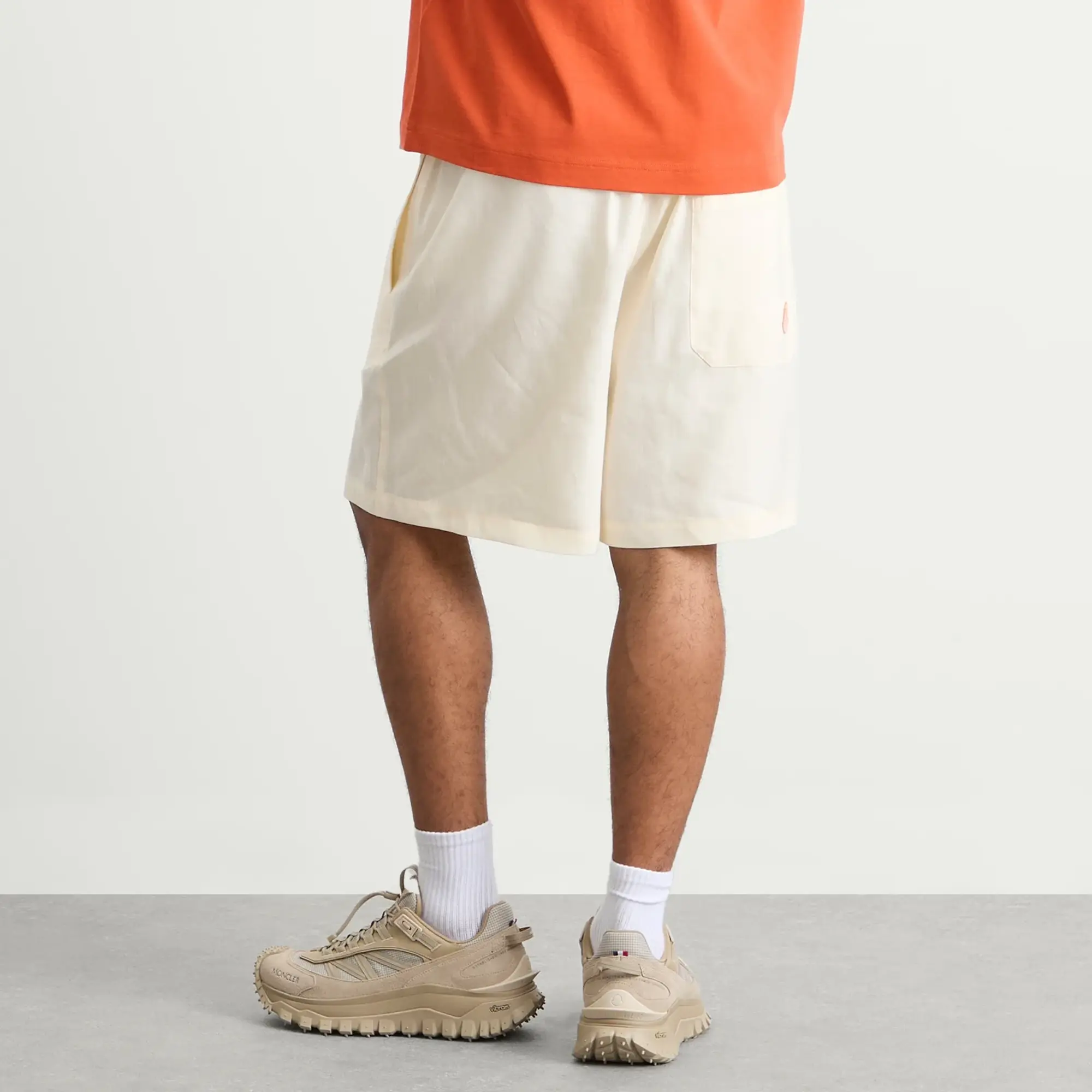 Gilga Farm by Donald Glover Linen Shorts Pink