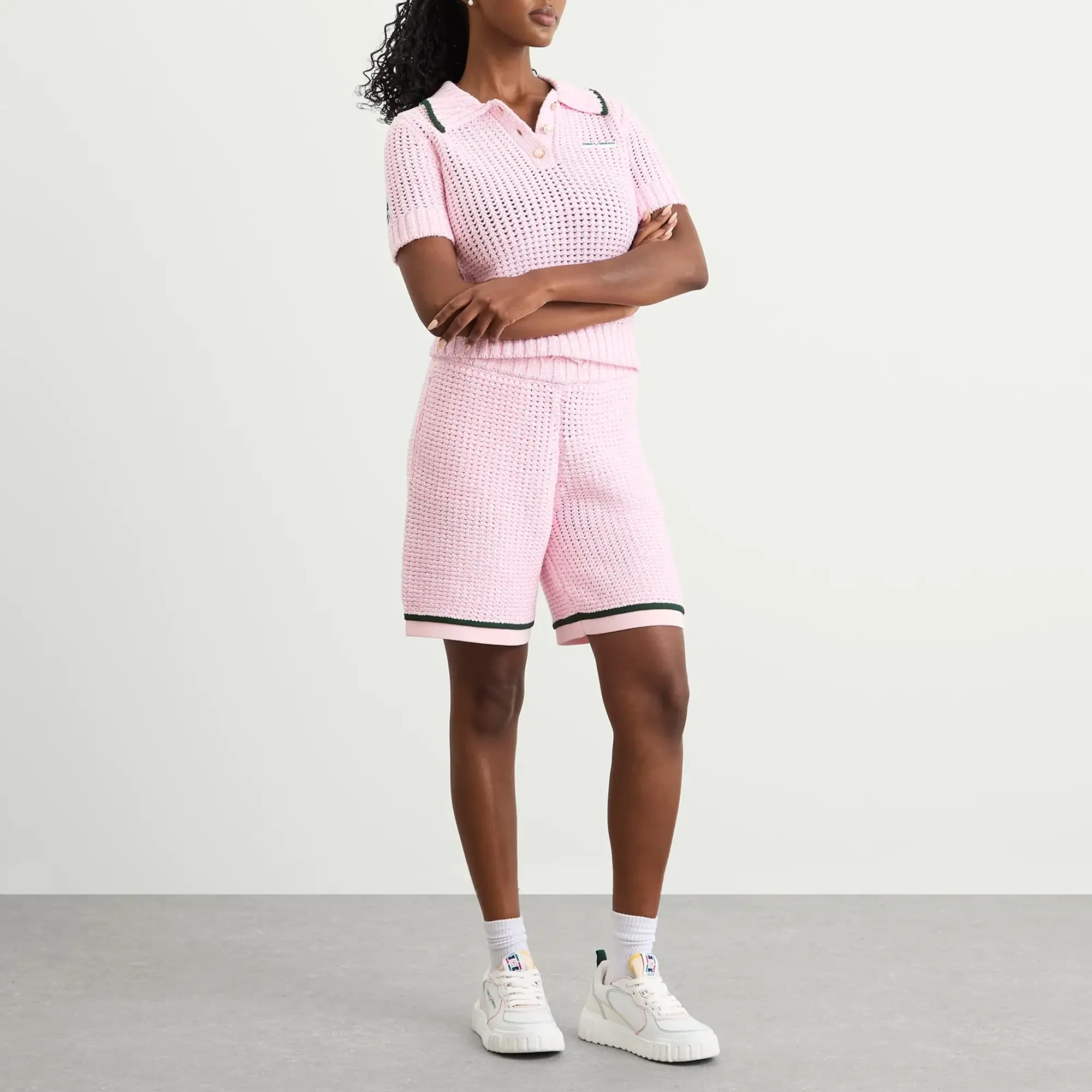 Casablanca Women's Mouline Polo Pink