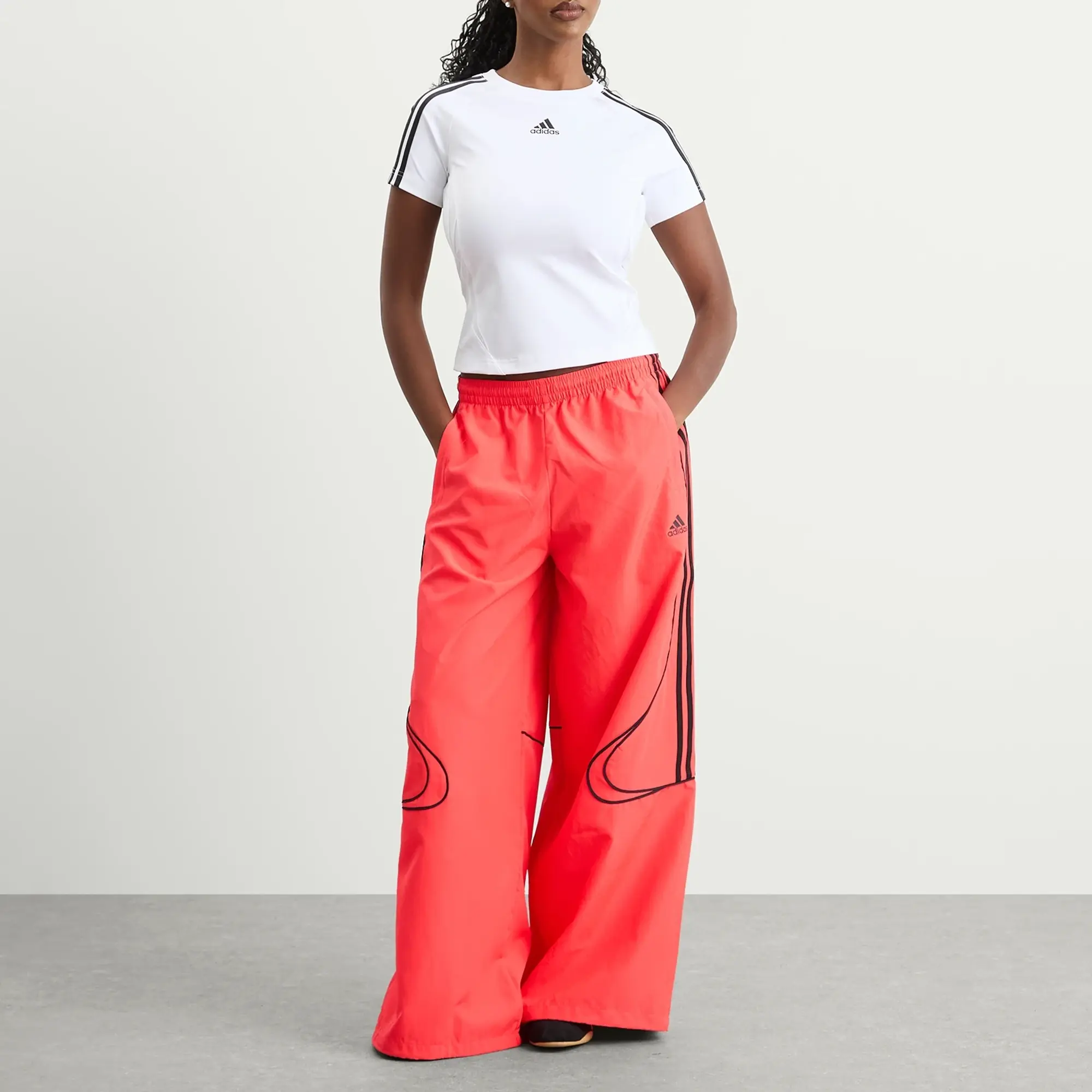 Adidas Women's Teamgeist Track Pant Lucid Red/Black