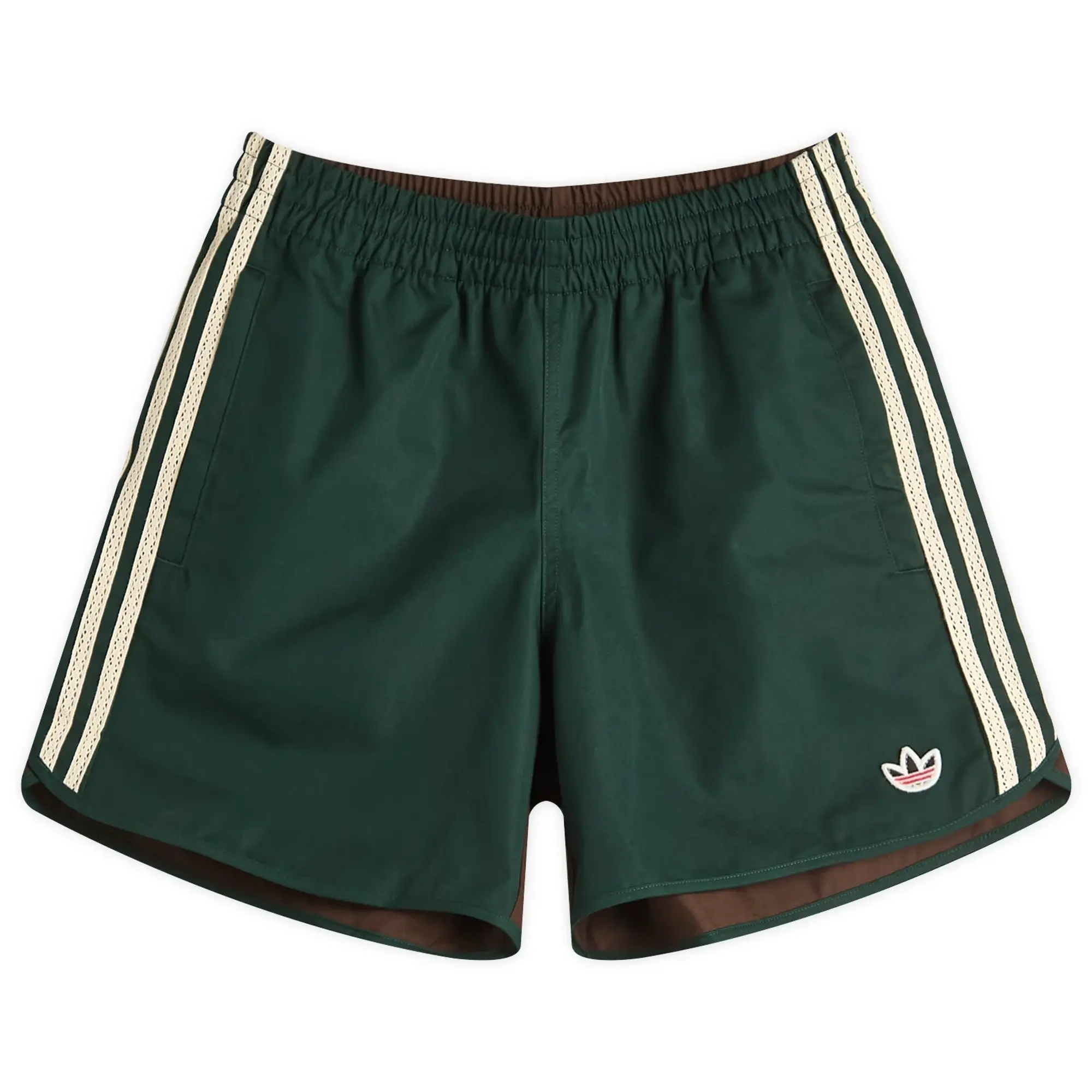 Adidas Women's x Clot Sprinter Shorts Green Night/Dark Brown