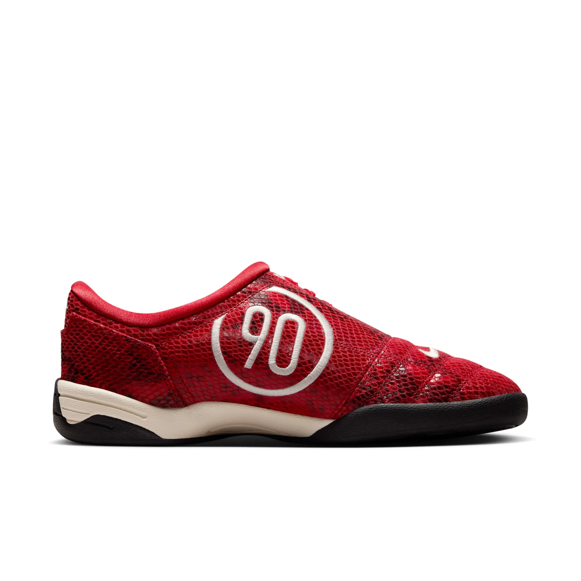 Nike Women's T90 Se Sneaker Red/Ivory/Gold