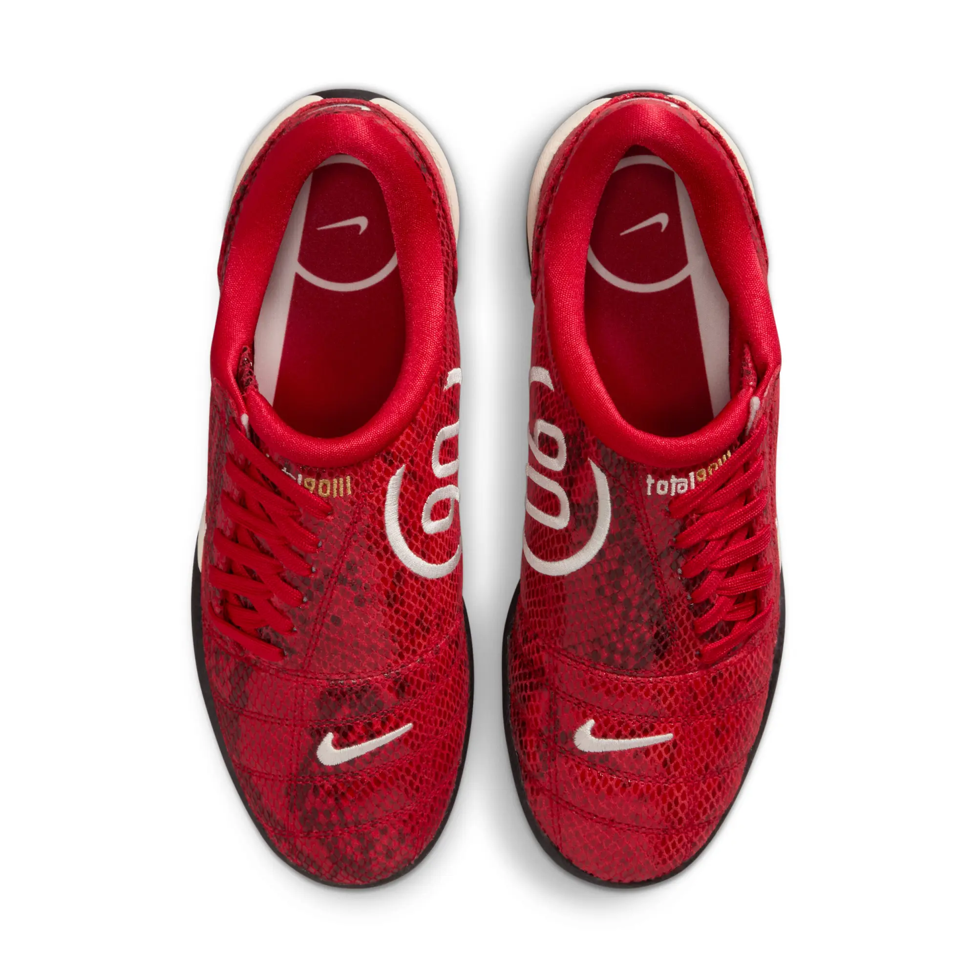 Nike Women's T90 Se Sneaker Red/Ivory/Gold
