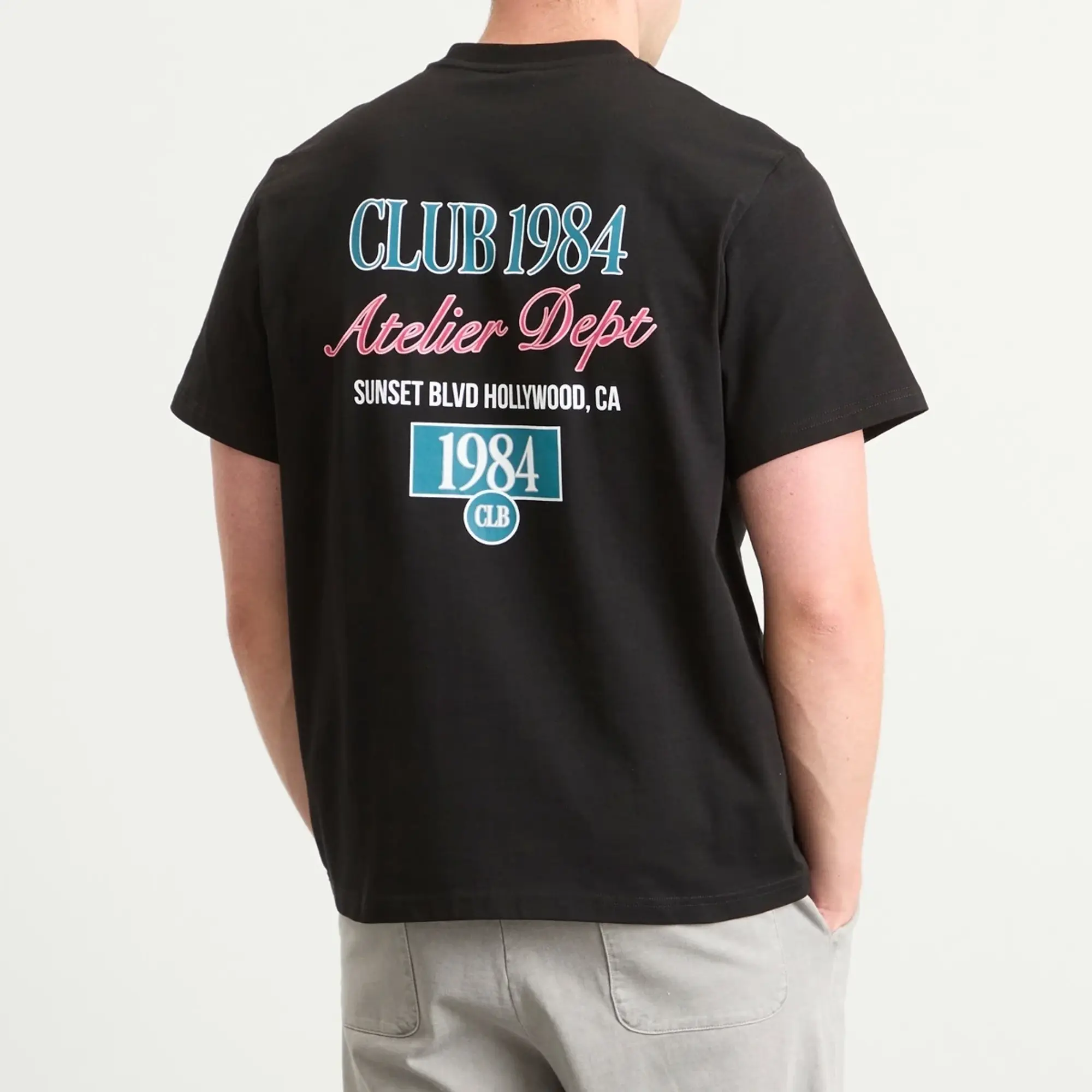 Club 1984 Men's Sunset BLVD T-Shirt Black