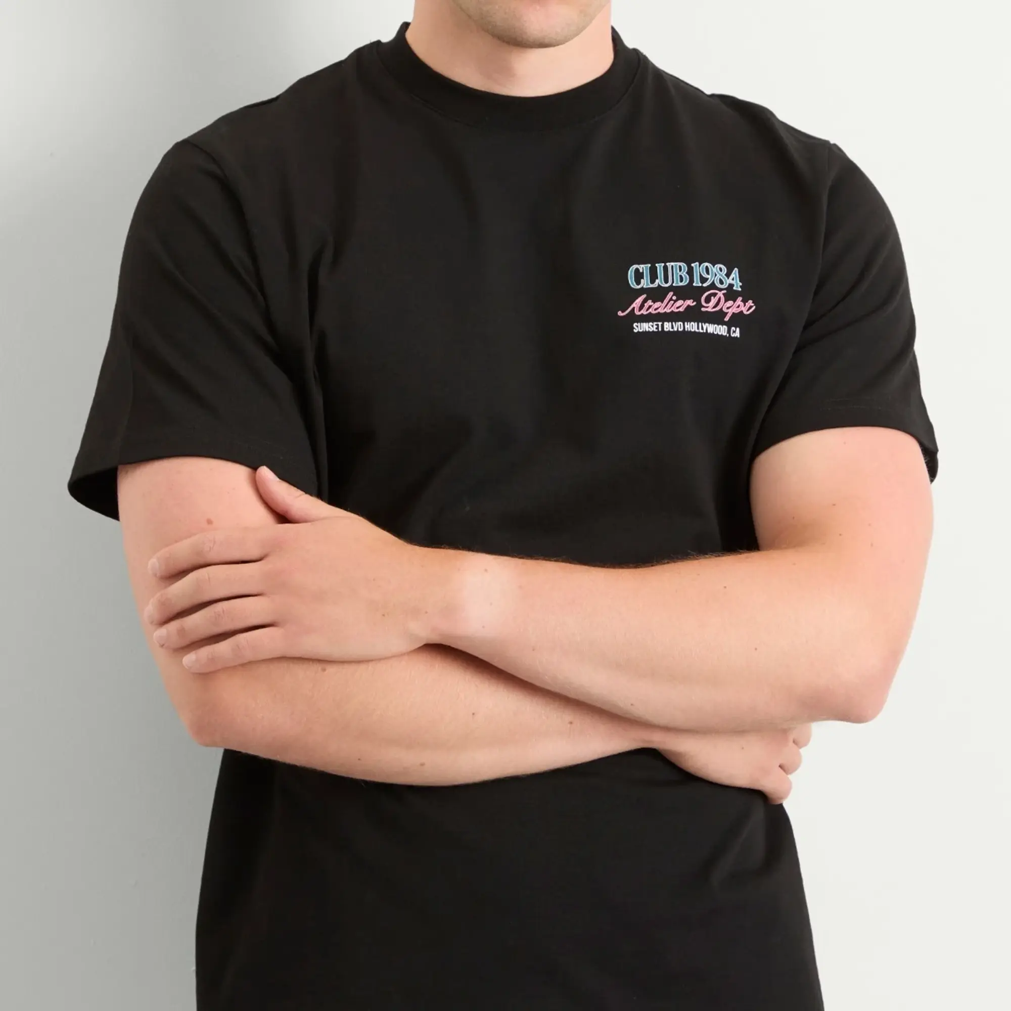 Club 1984 Men's Sunset BLVD T-Shirt Black