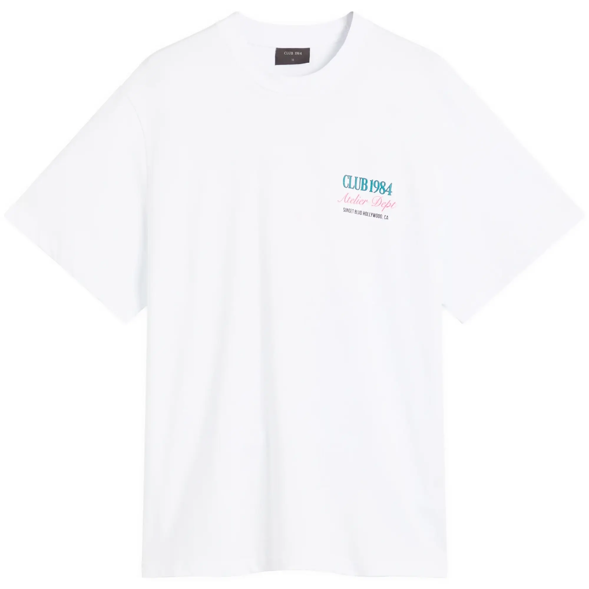 Club 1984 Men's Sunset BLVD T-Shirt White