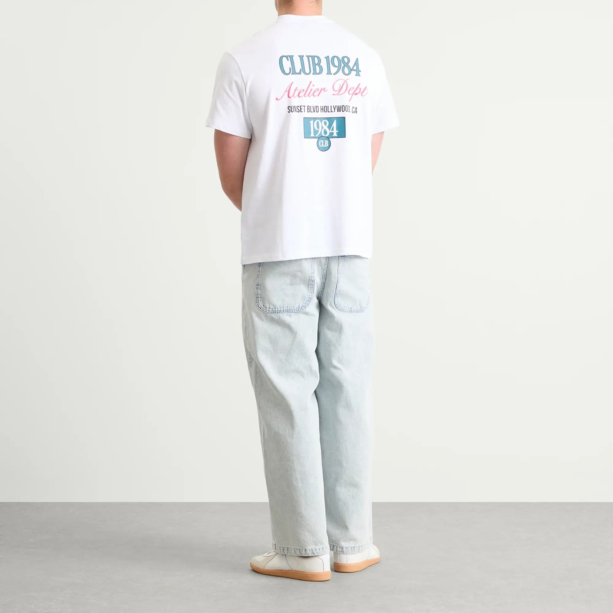 Club 1984 Men's Sunset BLVD T-Shirt White