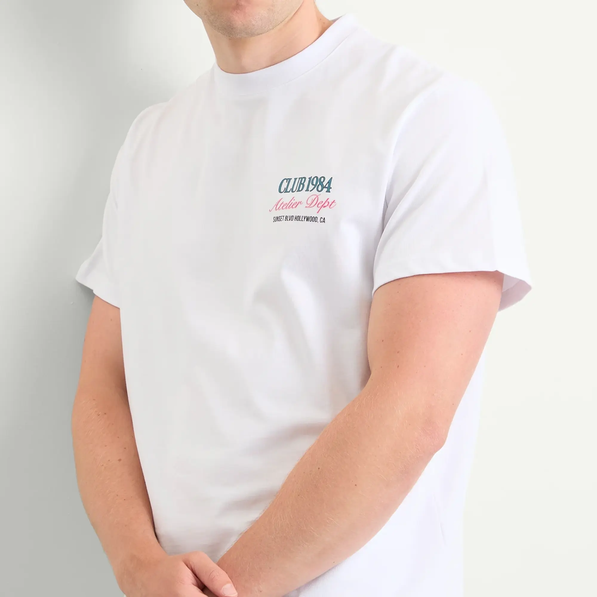 Club 1984 Men's Sunset BLVD T-Shirt White