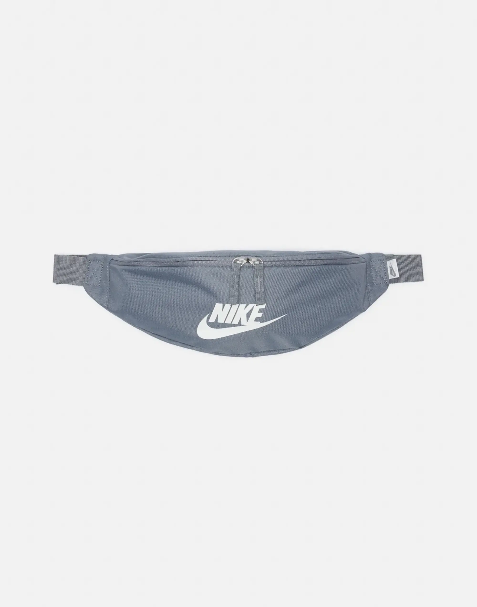 Nike Heritage Logo Waist Cross Body Bag in Grey/White 