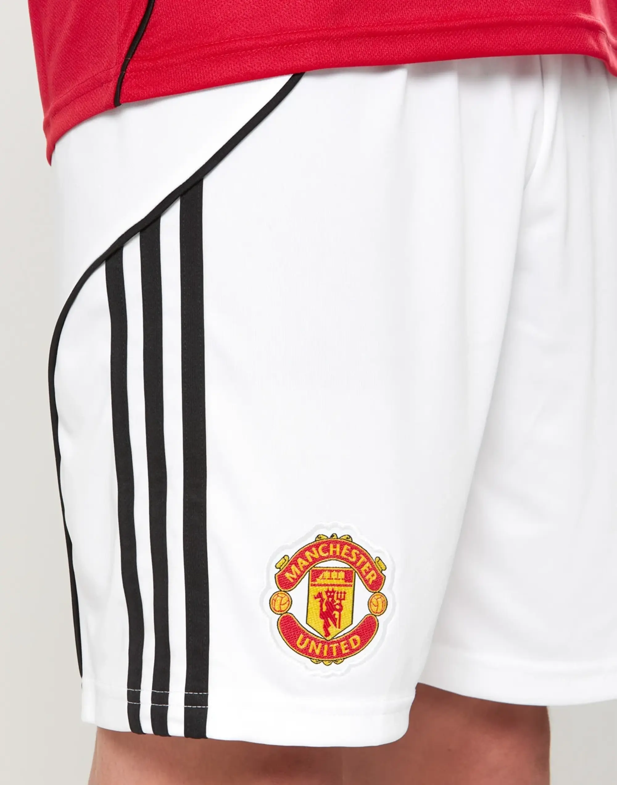 adidas Manchester United FC 2025/26 Home Shorts Junior - White - Kids