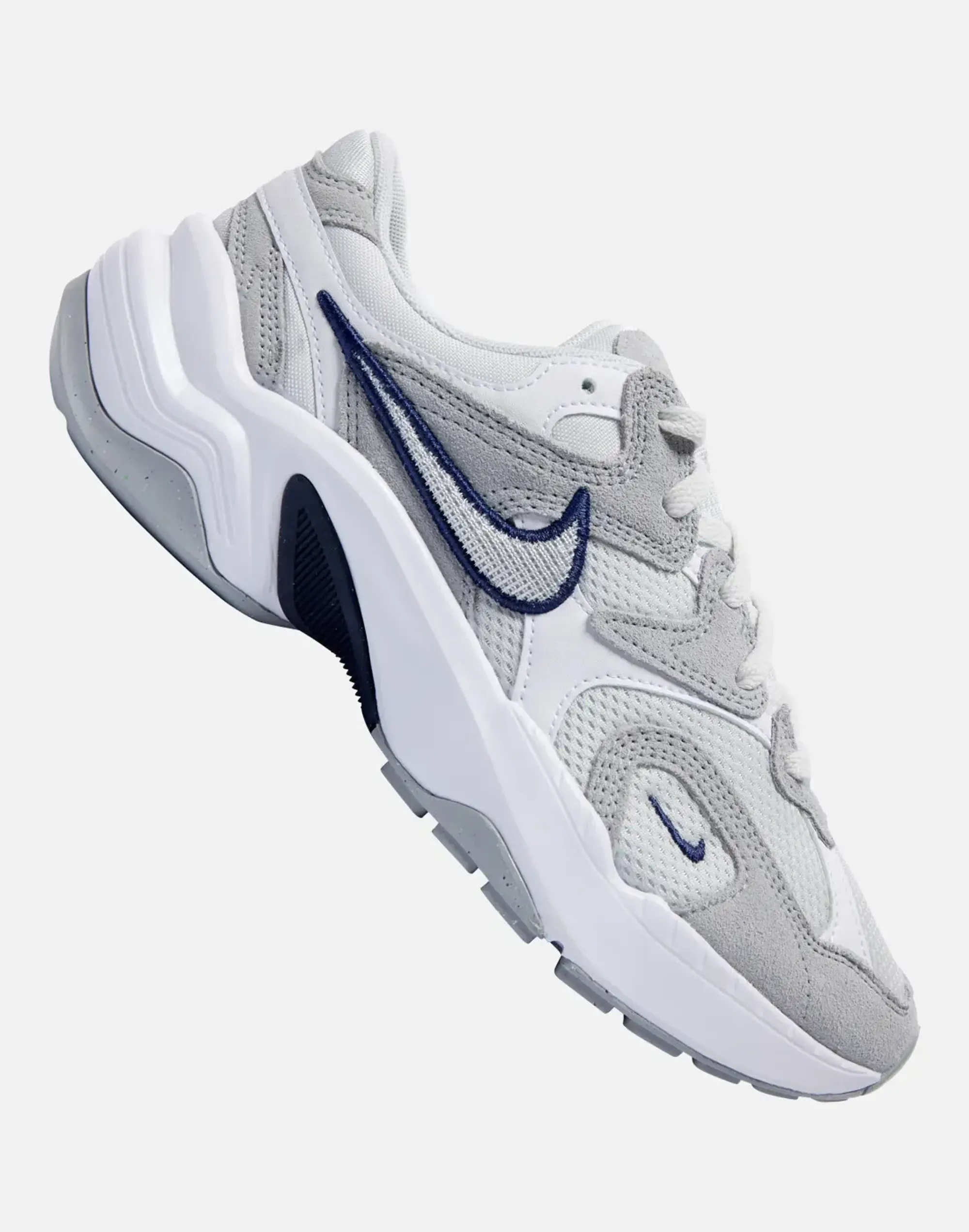 Women's Nike Al8 Trainers in Grey/Navy Blue 