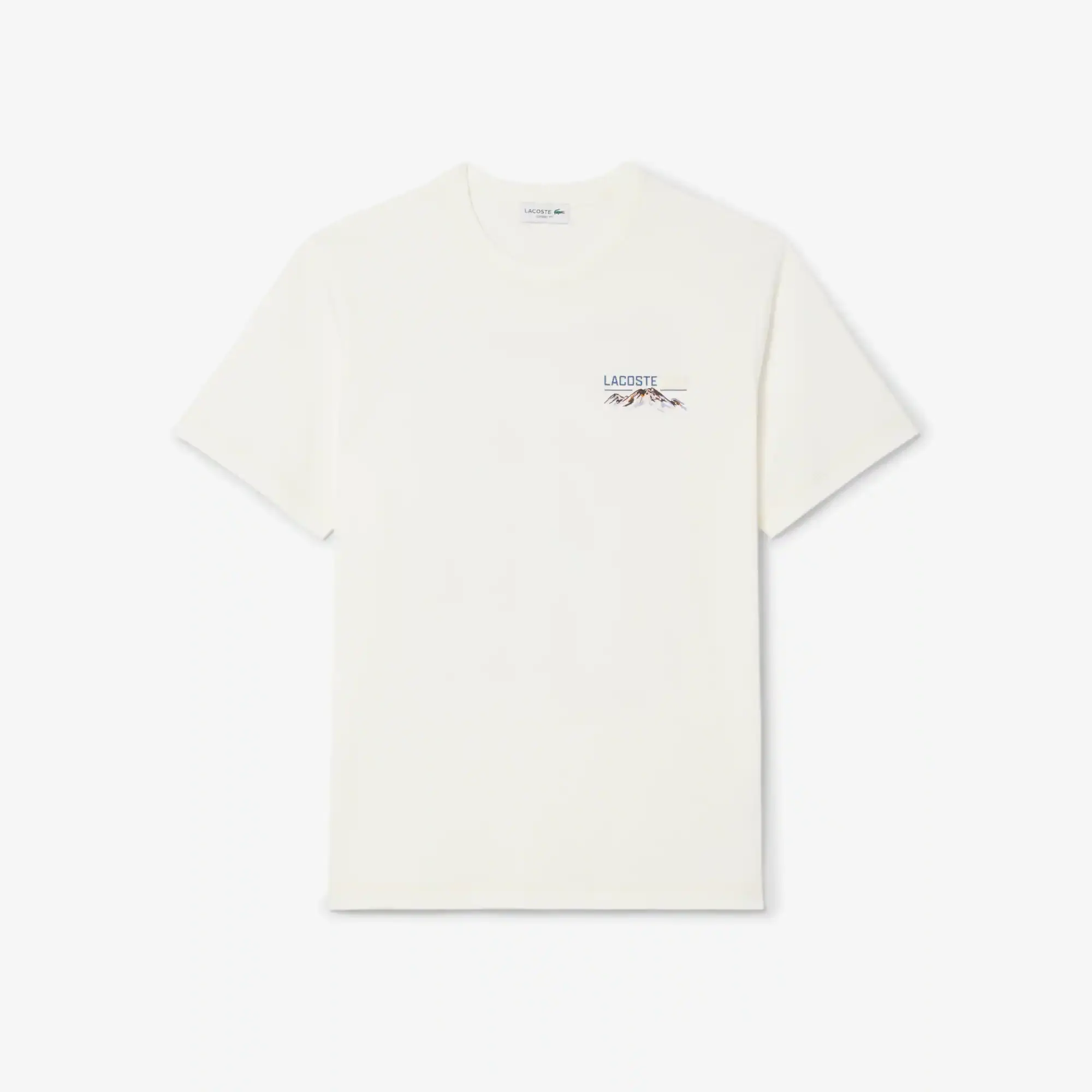 Lacoste Multi Print Jersey T-shirt - White