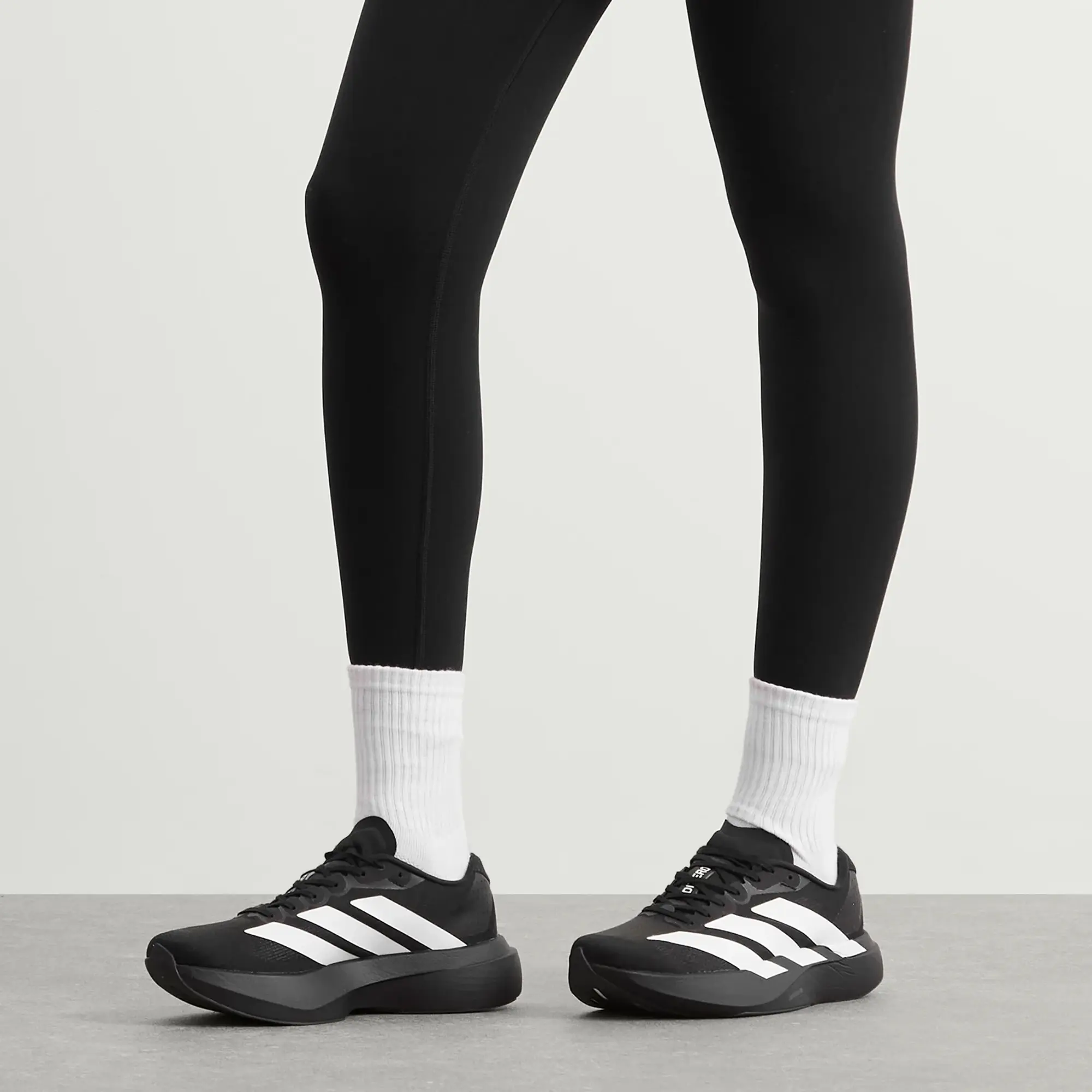 Adidas Women's Adizero Evo SL Sneaker Black/White
