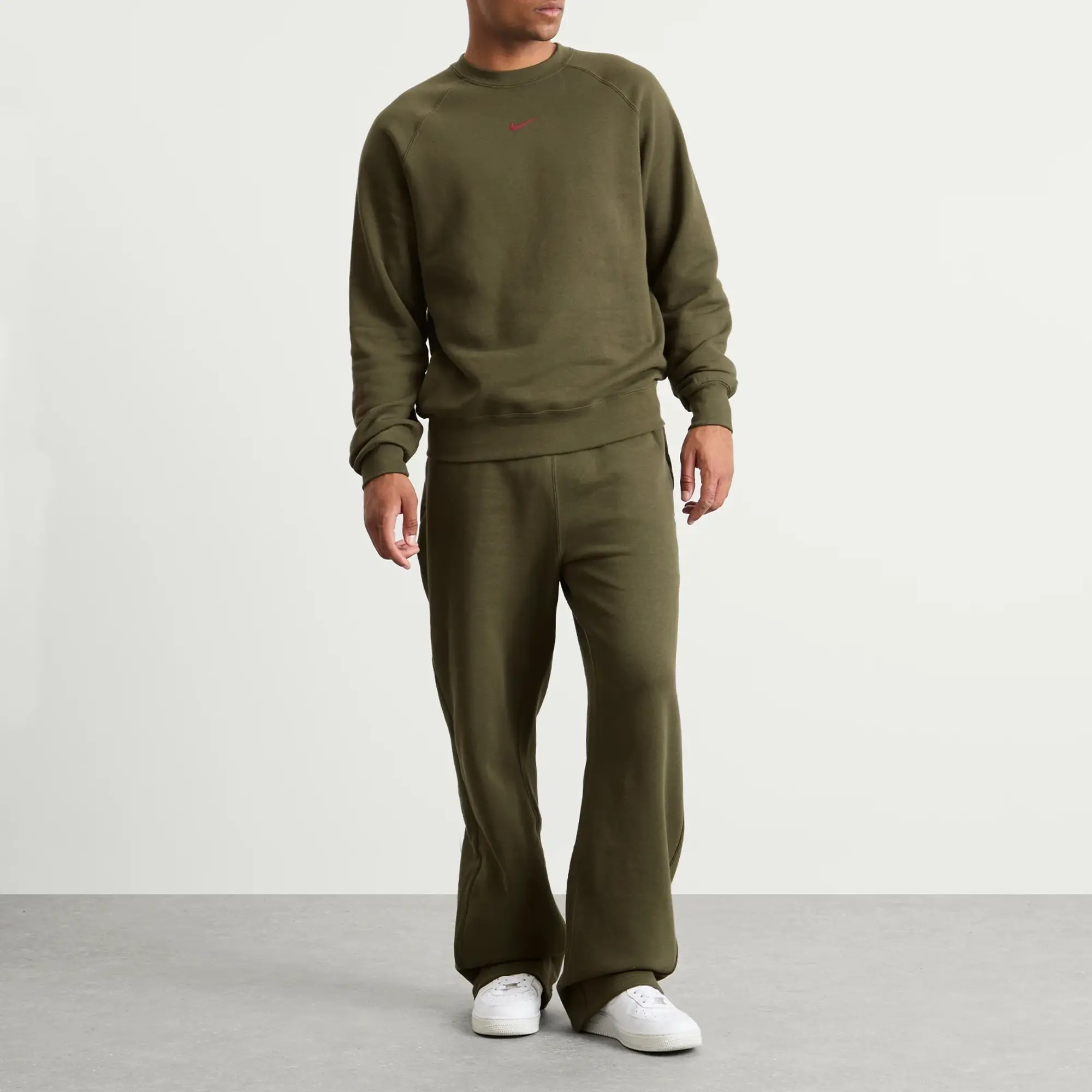 Nike Men's x Nocta Crew Fleece Khaki/Red
