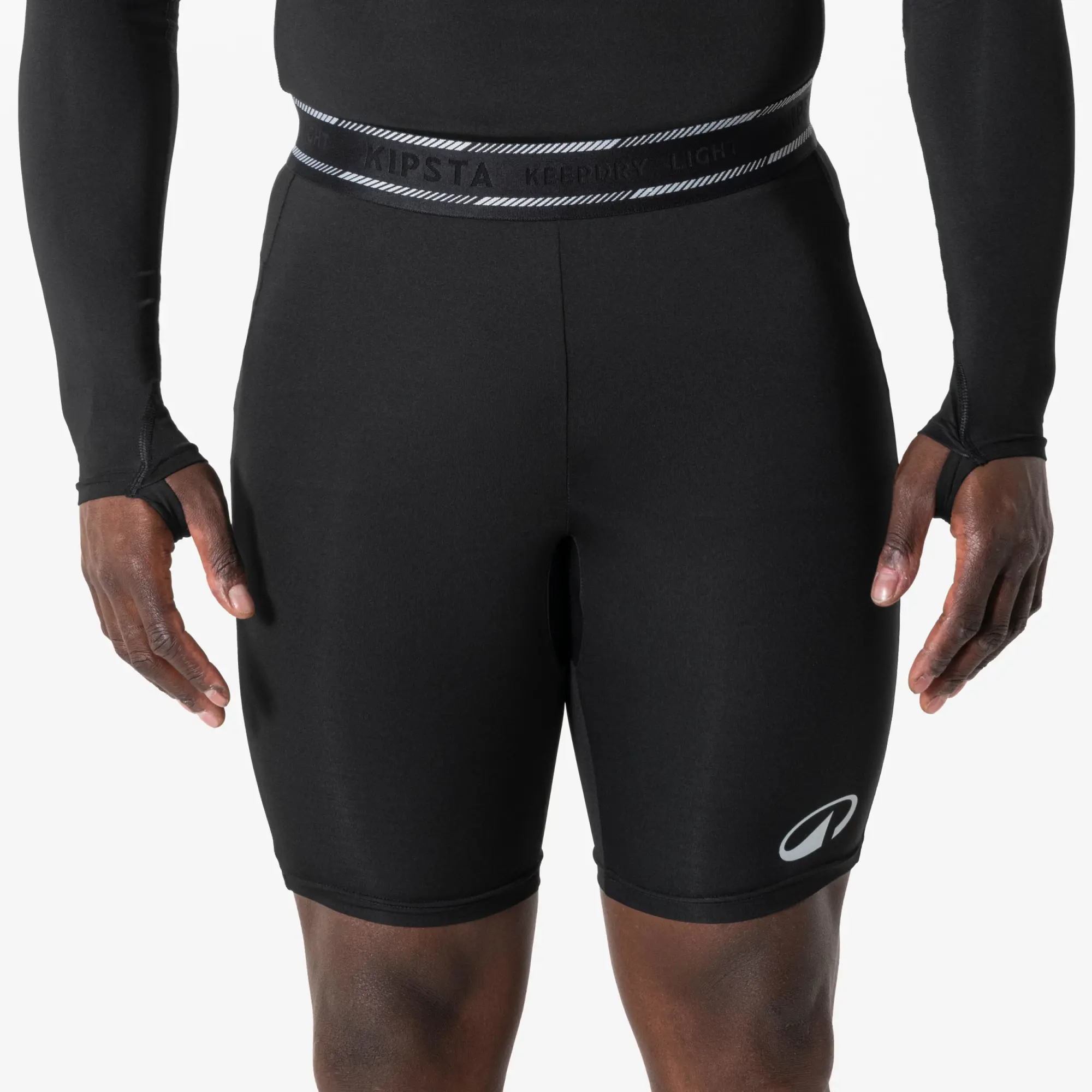 Adult Football Base Layer Undershorts Keepdry Light - Black