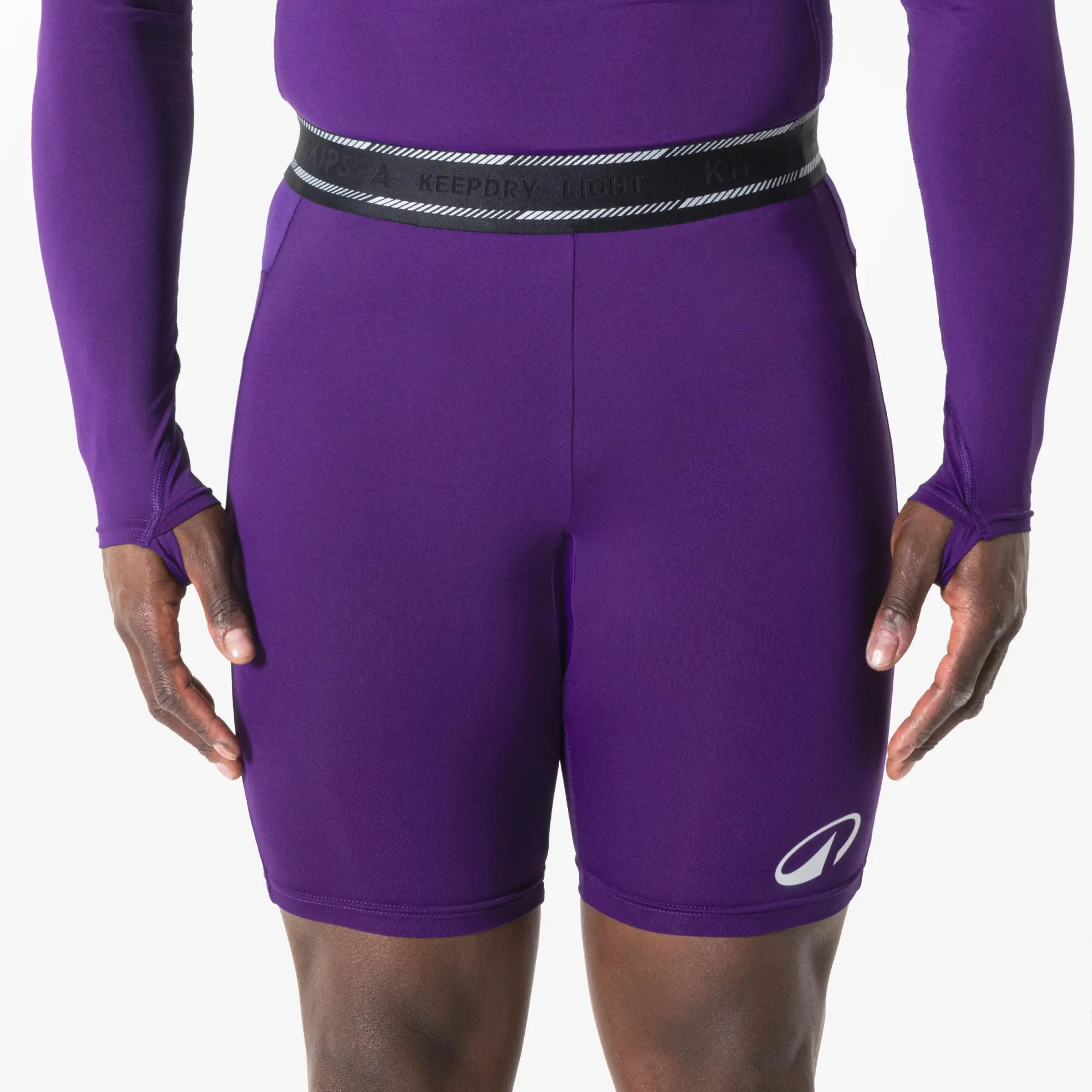 Adult Football Base Layer Undershorts Keepdry Light - Black