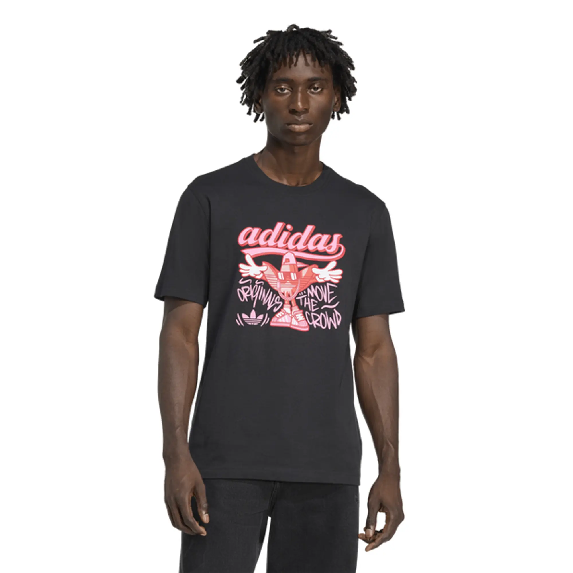 Adidas Graphics Men T-Shirts - Black