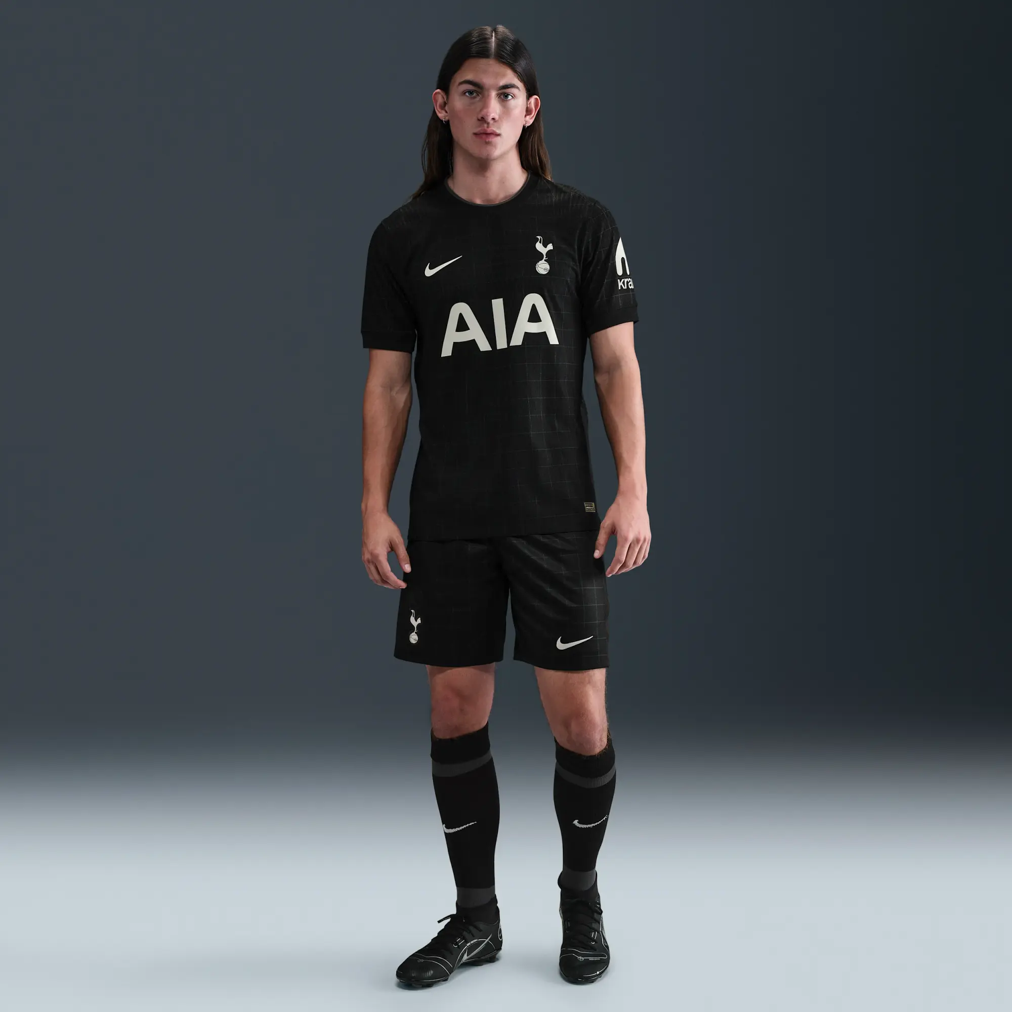 Tottenham Hotspur 2025/26 Match Away Men's Nike Dri-FIT ADV Football Authentic Shirt - Black - Recycled Polyester Minimum