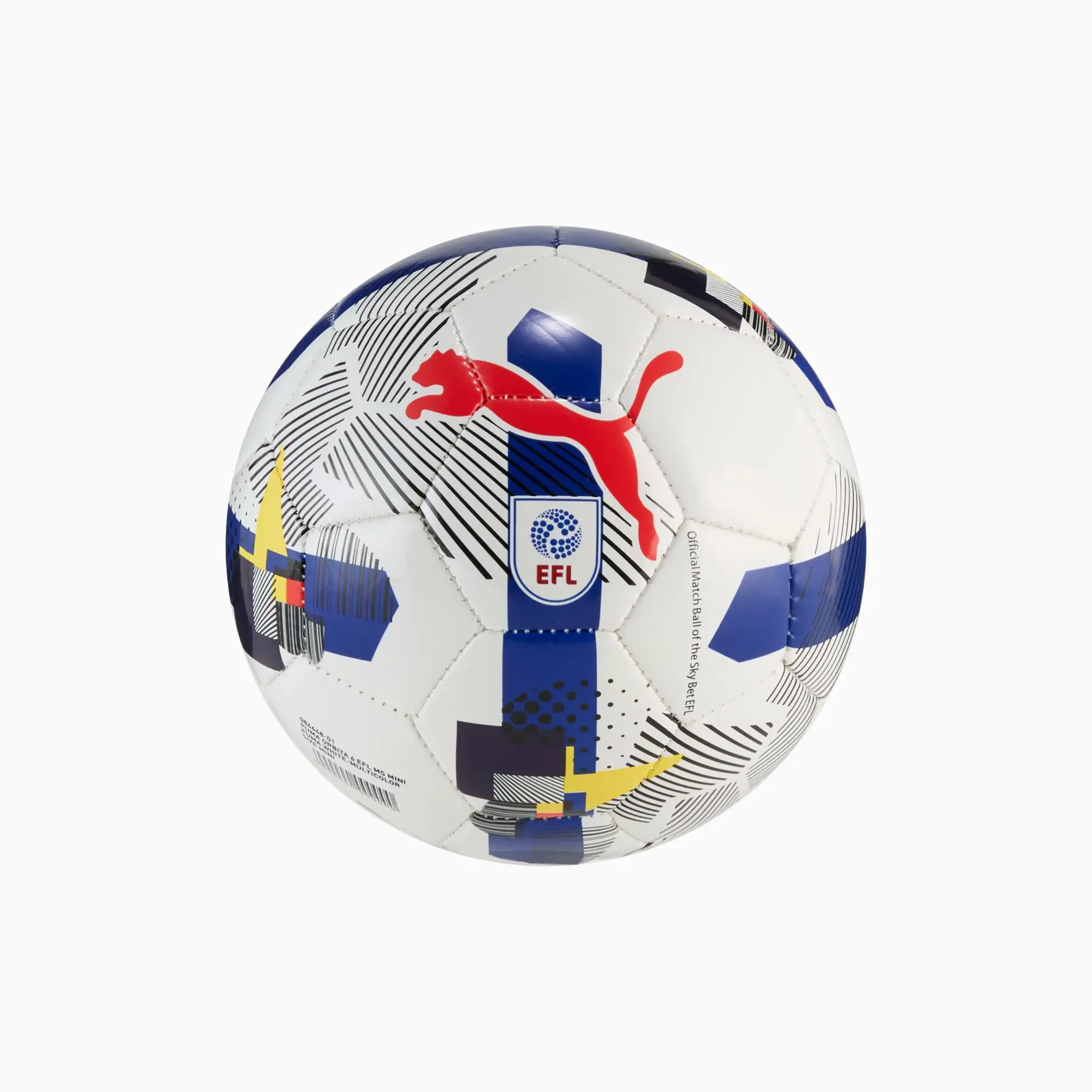 PUMA Orbita 6 Efl Mini Football, White/Multicolor