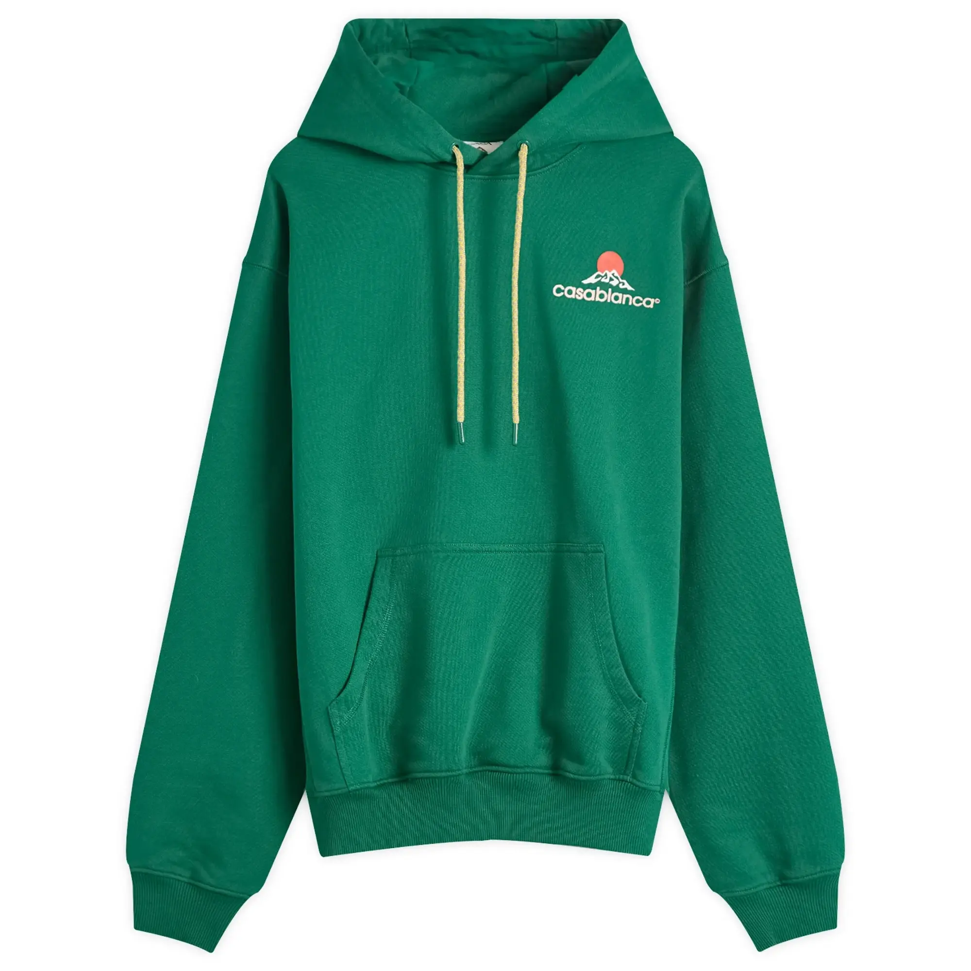 Casablanca Men's Montagne Printed Hoodie Green
