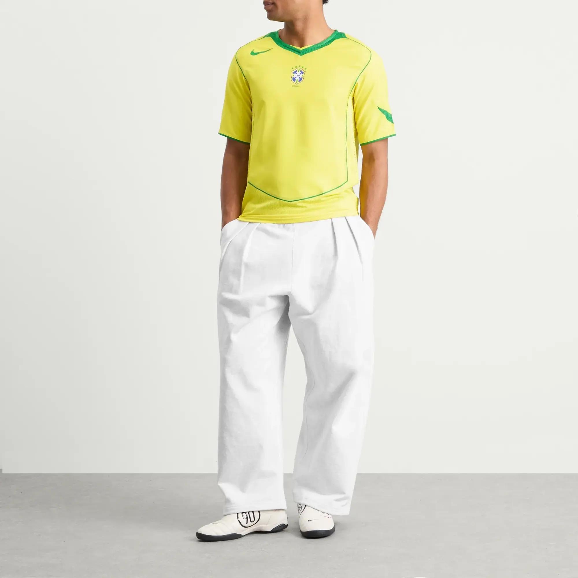 Nike Brazil Reissue Short Sleeve Jersey Yellow/Green