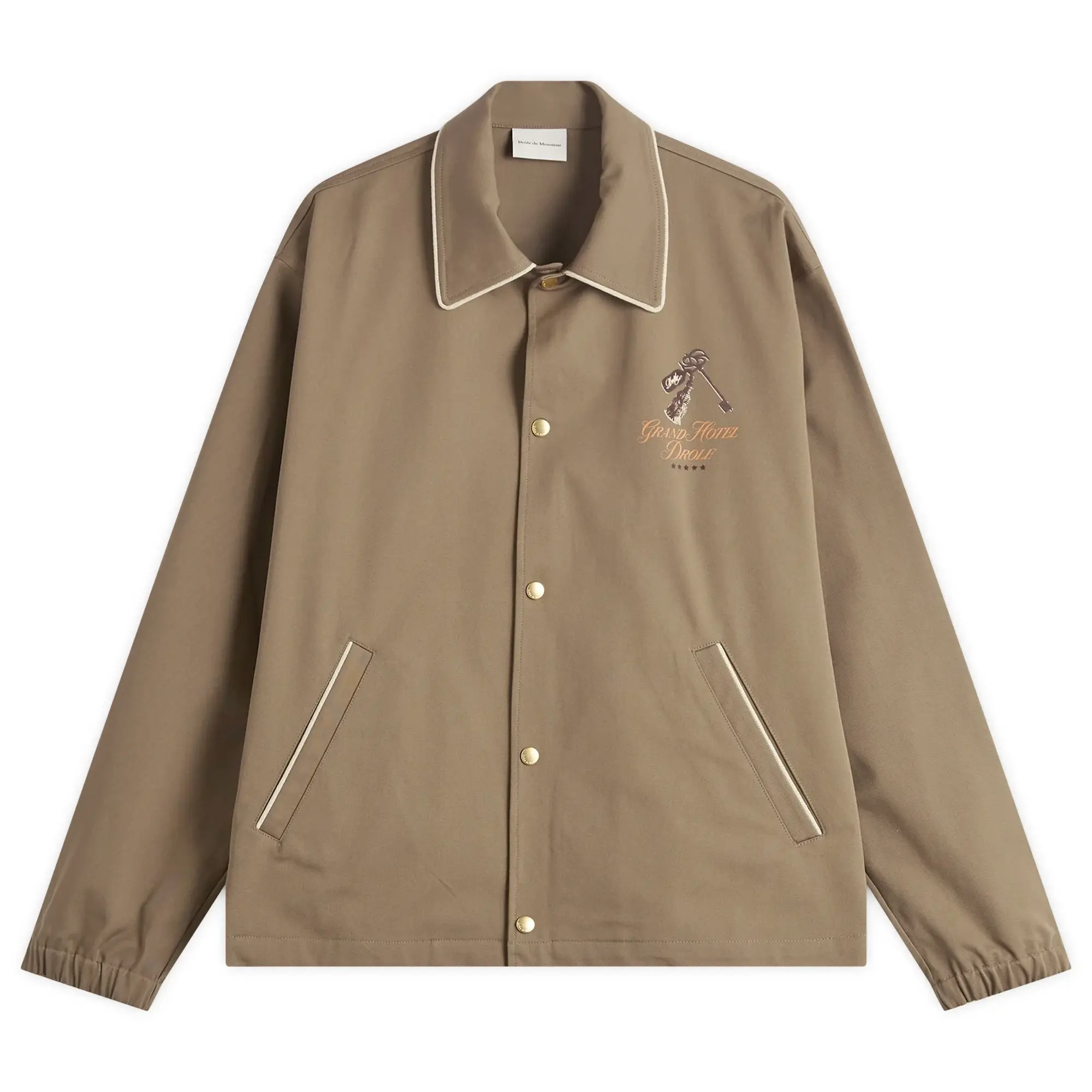 Drôle de Monsieur Men's Grand Hotel Jacket Taupe