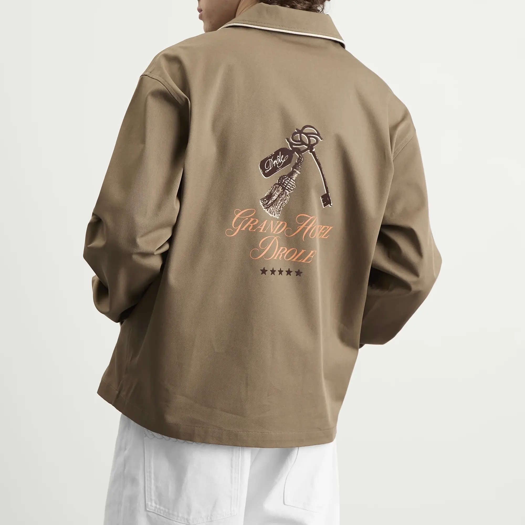 Drôle de Monsieur Men's Grand Hotel Jacket Taupe
