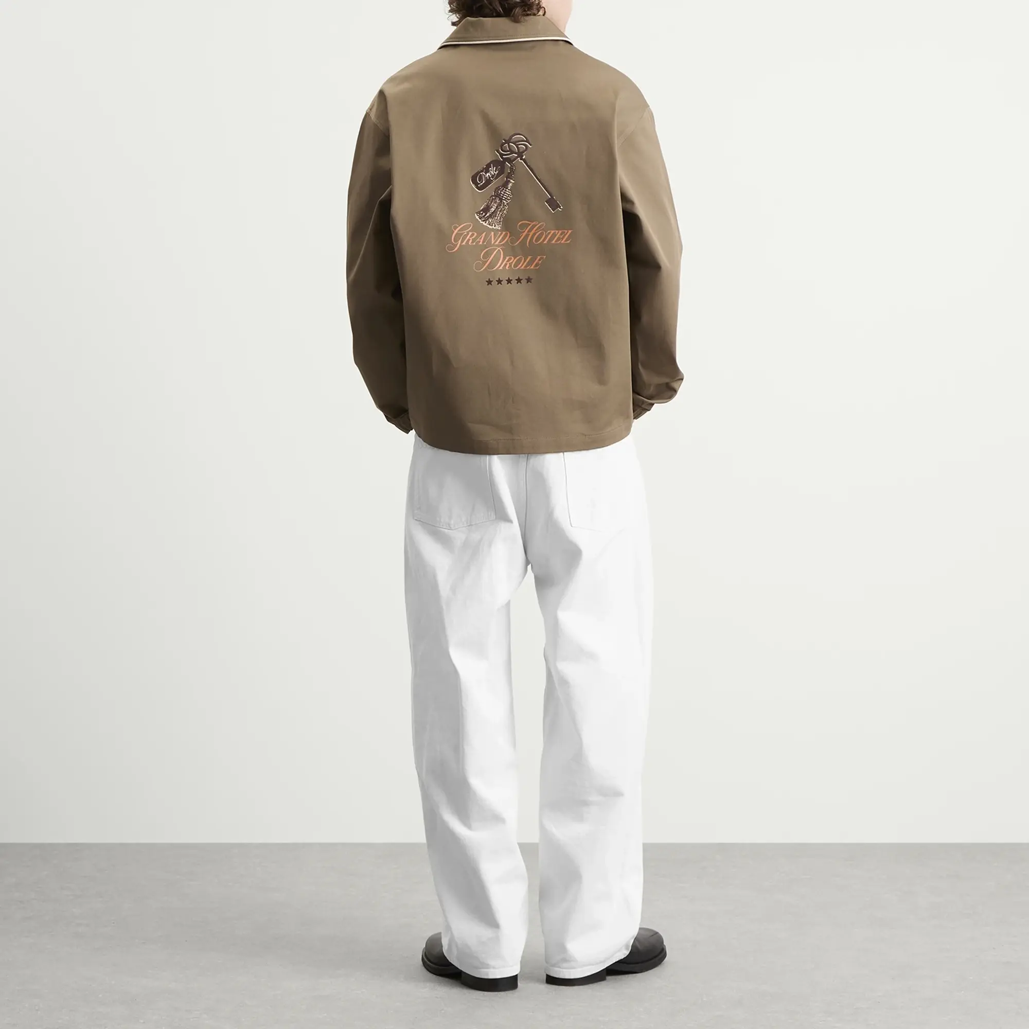 Drôle de Monsieur Men's Grand Hotel Jacket Taupe