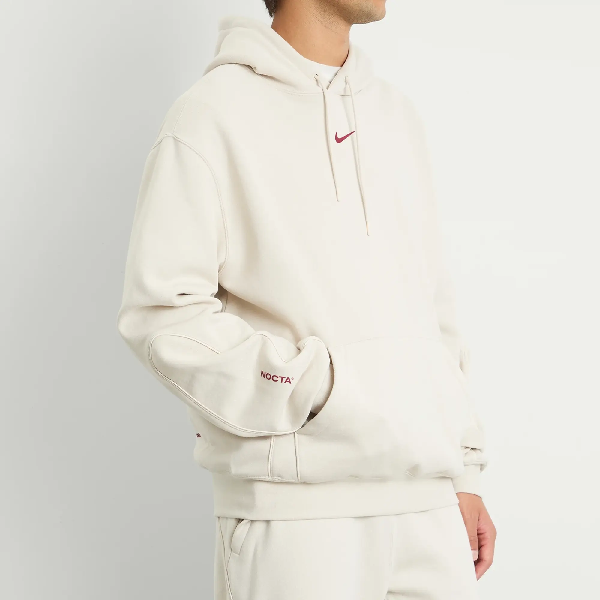 Nike Men's X Nocta Fleece Hoodie Brown/Red