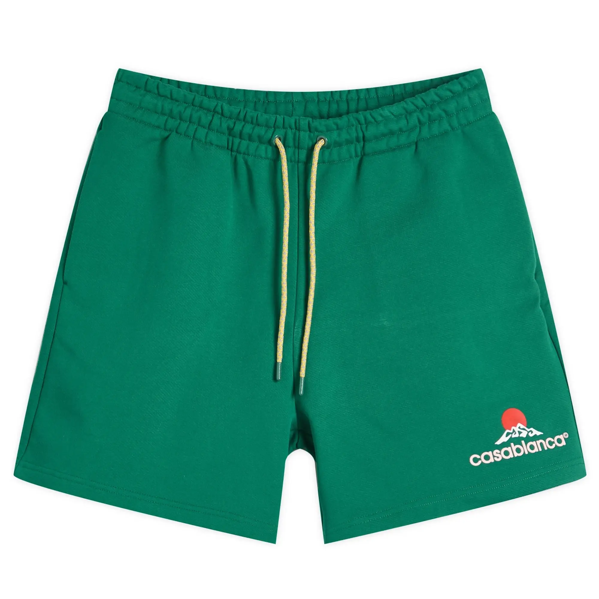 Casablanca Men's Montagne Printed Sweat Shorts Green