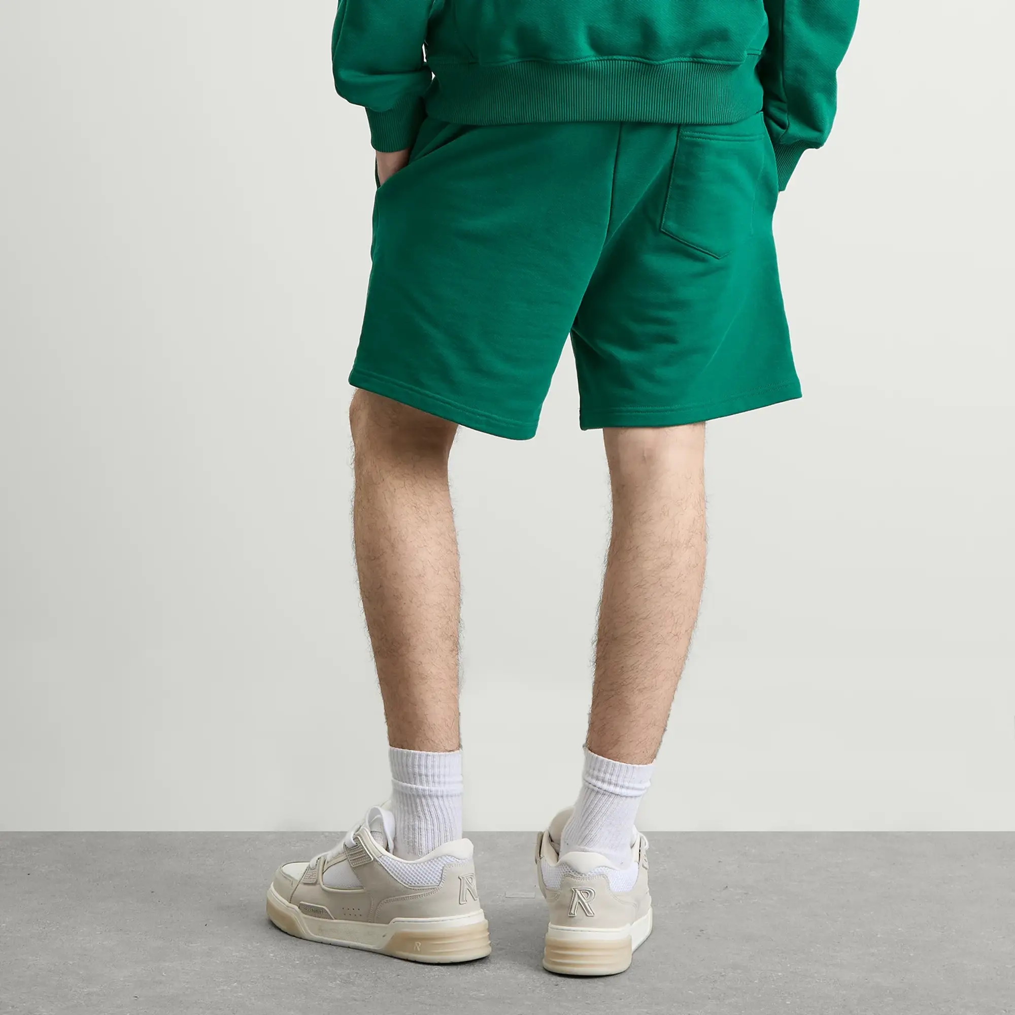 Casablanca Men's Montagne Printed Sweat Shorts Green