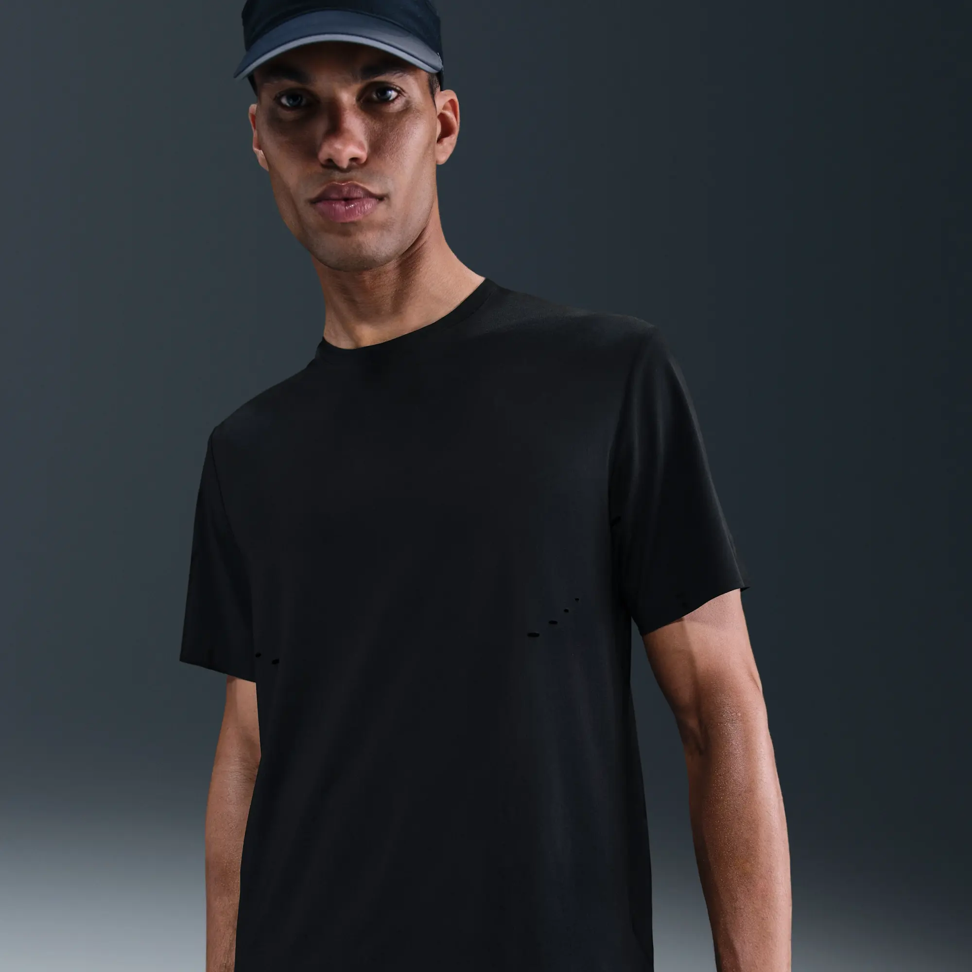 Nike Run Men's Dri-FIT ADV Short-Sleeve Running Top - Black - Sustainable Materials