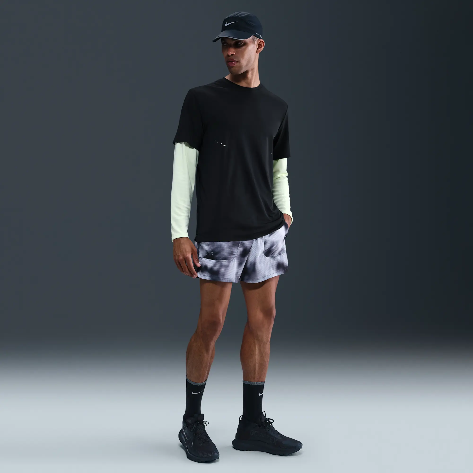 Nike Run Men's Dri-FIT ADV Short-Sleeve Running Top - Black - Sustainable Materials