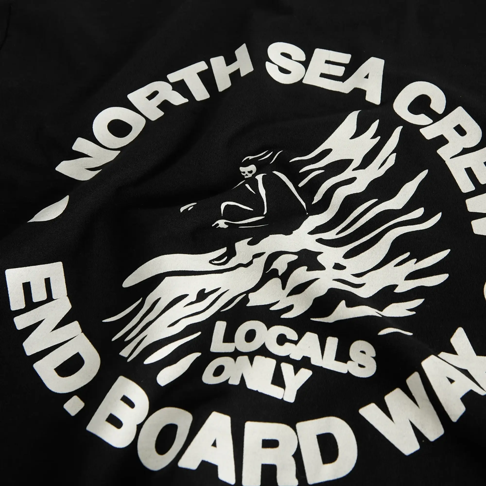 END. Coastal Board Wax Long Sleeve T-Shirt Black