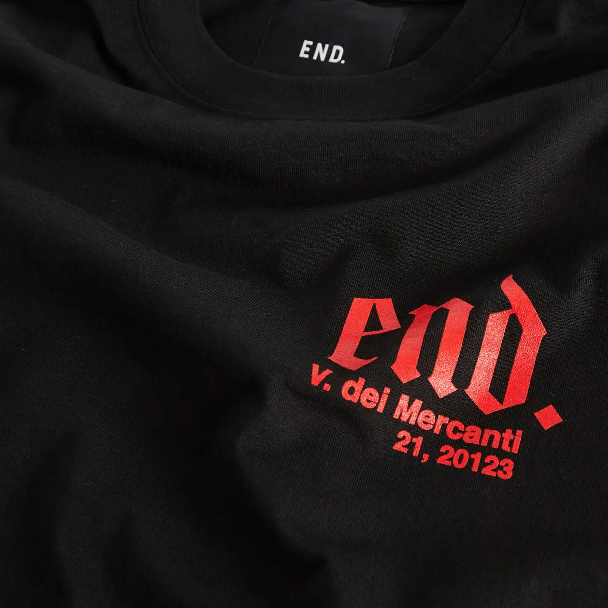 END. City Series 2.0 Milan T-Shirt Black
