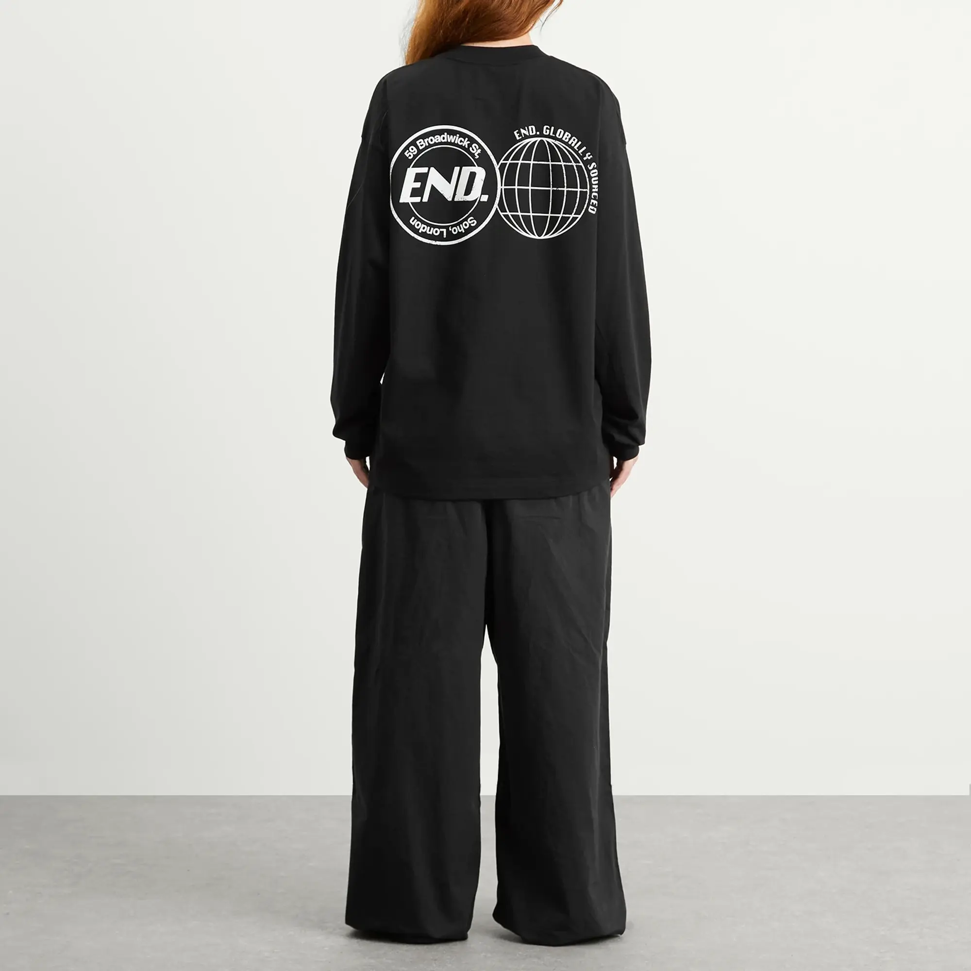 END. City Series 2.0 London Long Sleeve T-Shirt Black