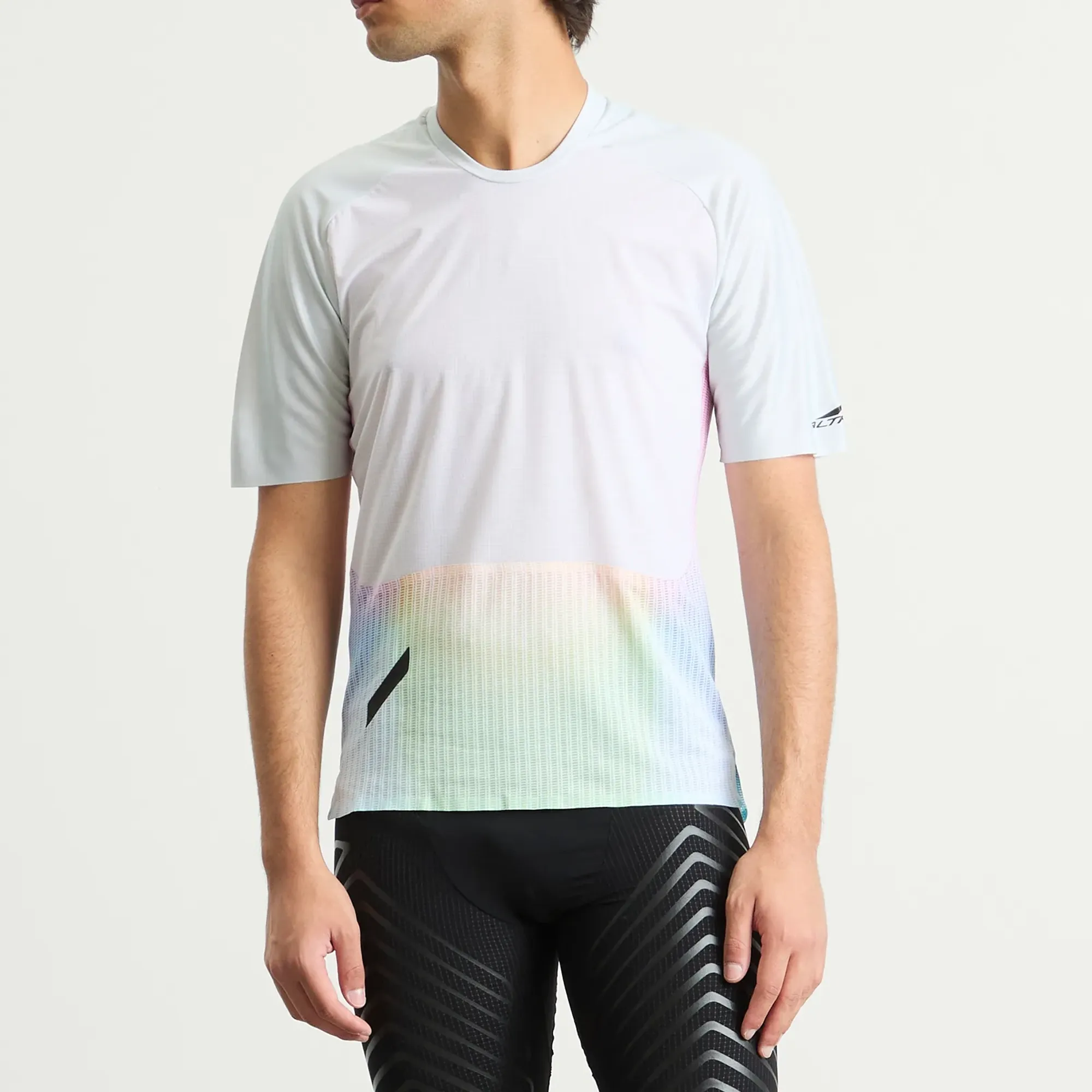SOAR Men's x Altra Trail Race Top Rainbow/Grey | SS25-ST7M-RAIN