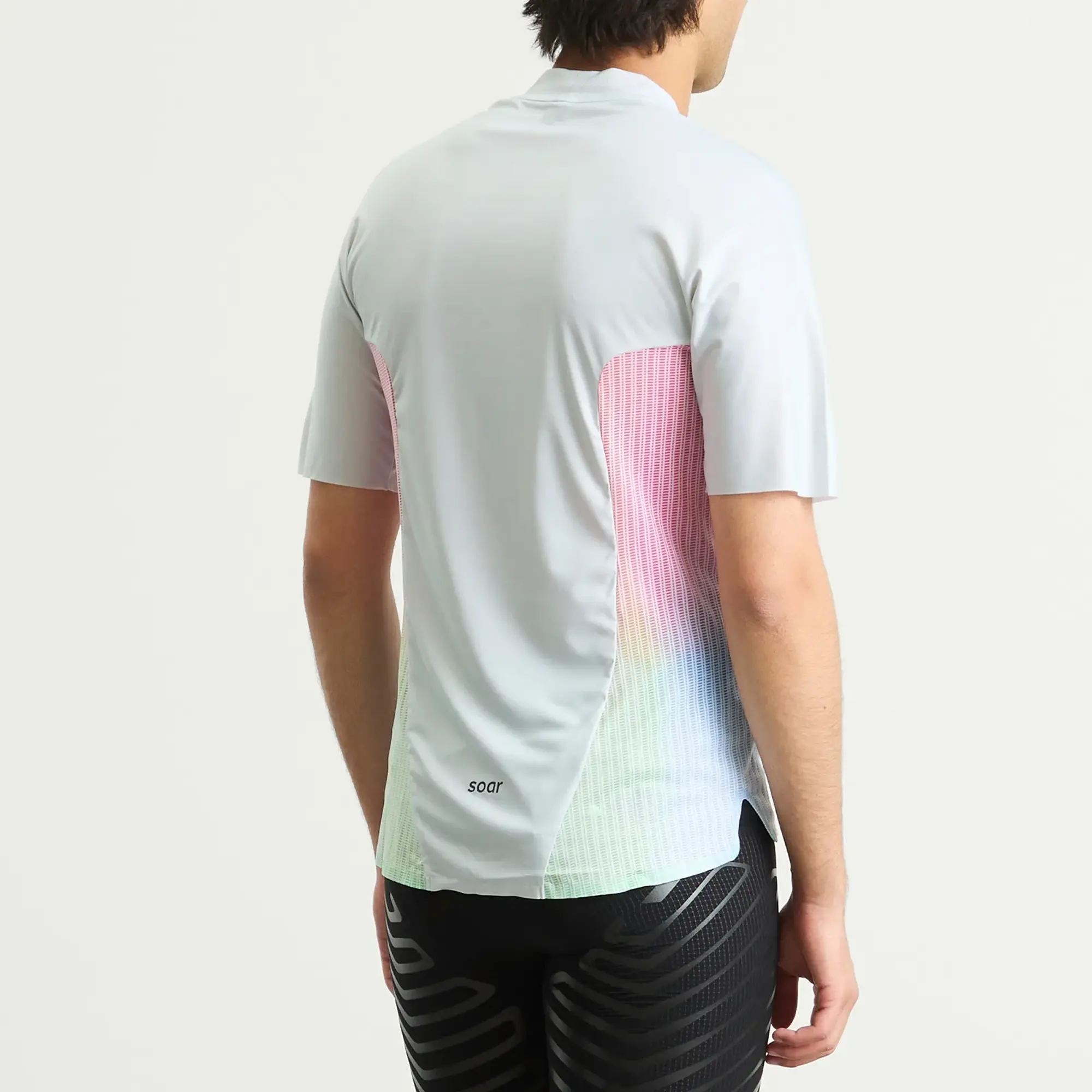 SOAR Men's x Altra Trail Race Top Rainbow/Grey