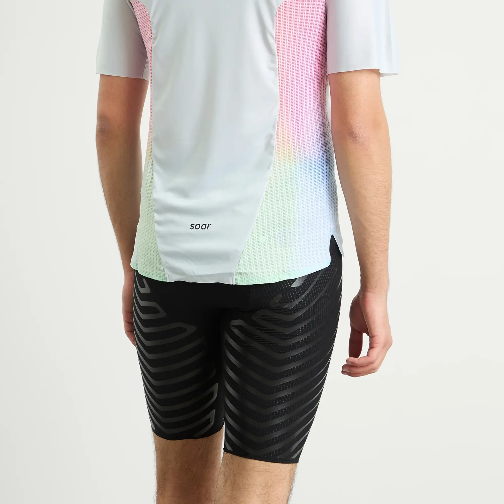 SOAR Men's x Altra Trail Race Top Rainbow/Grey