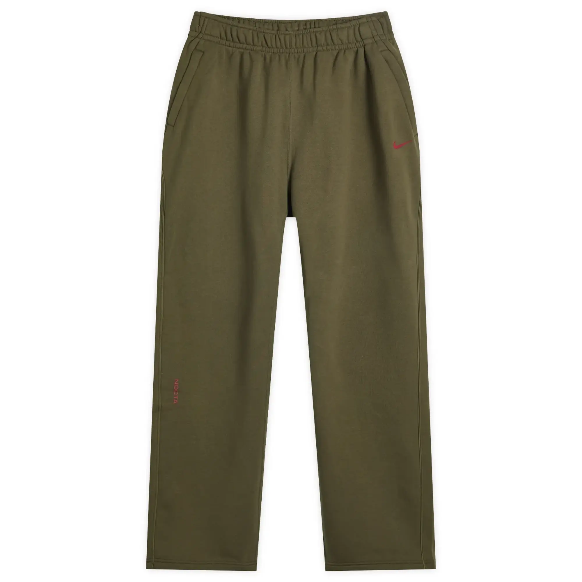 Nike Men's x Nocta Fleece Pant Khaki/Red